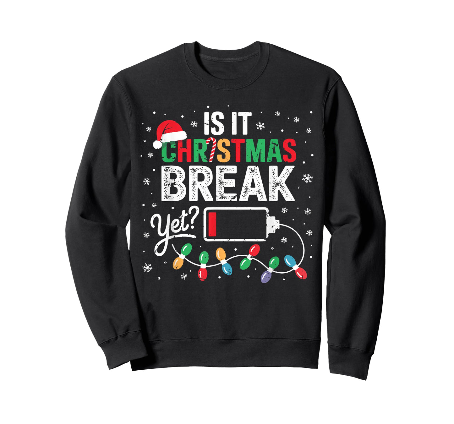 Funny Xmas Holiday is It Christmas Break Yet Teacher Women T-Shirt