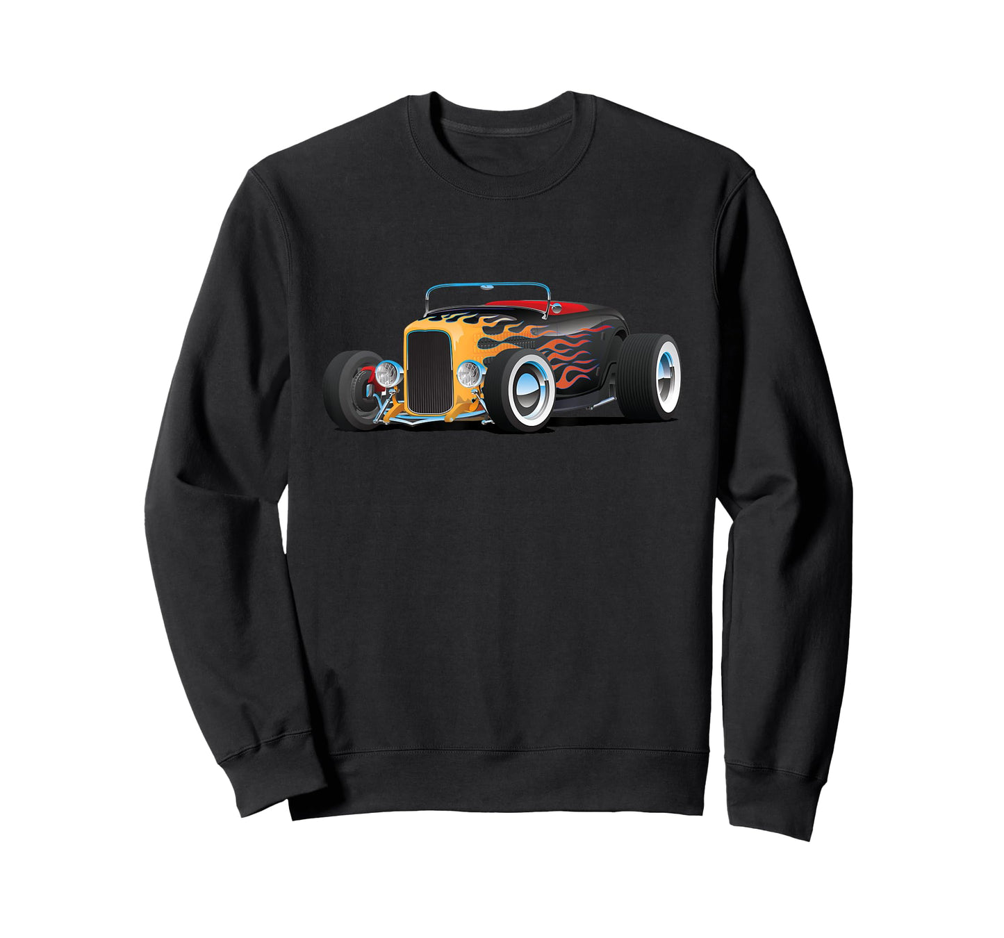 Classic Retro Vintage Custom Hotrod Car Illustration T-Shirt