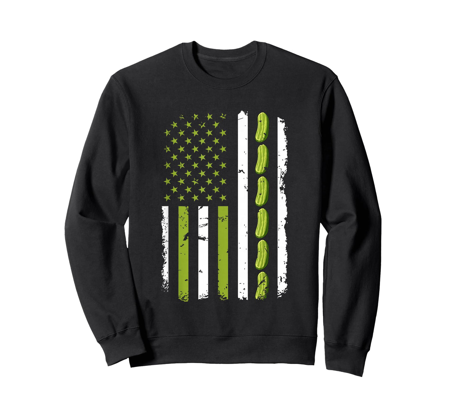 Pickle Cucumber USA American Flag Pickle Lovers 4th of July T-Shirt