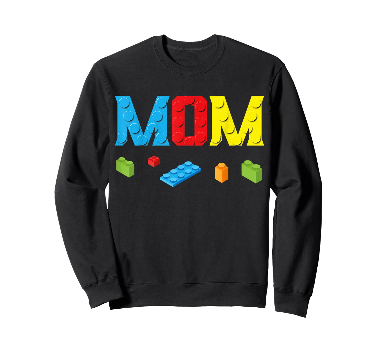 Mom Master Builder Building Bricks Blocks Family Set Parents T-Shirt Small