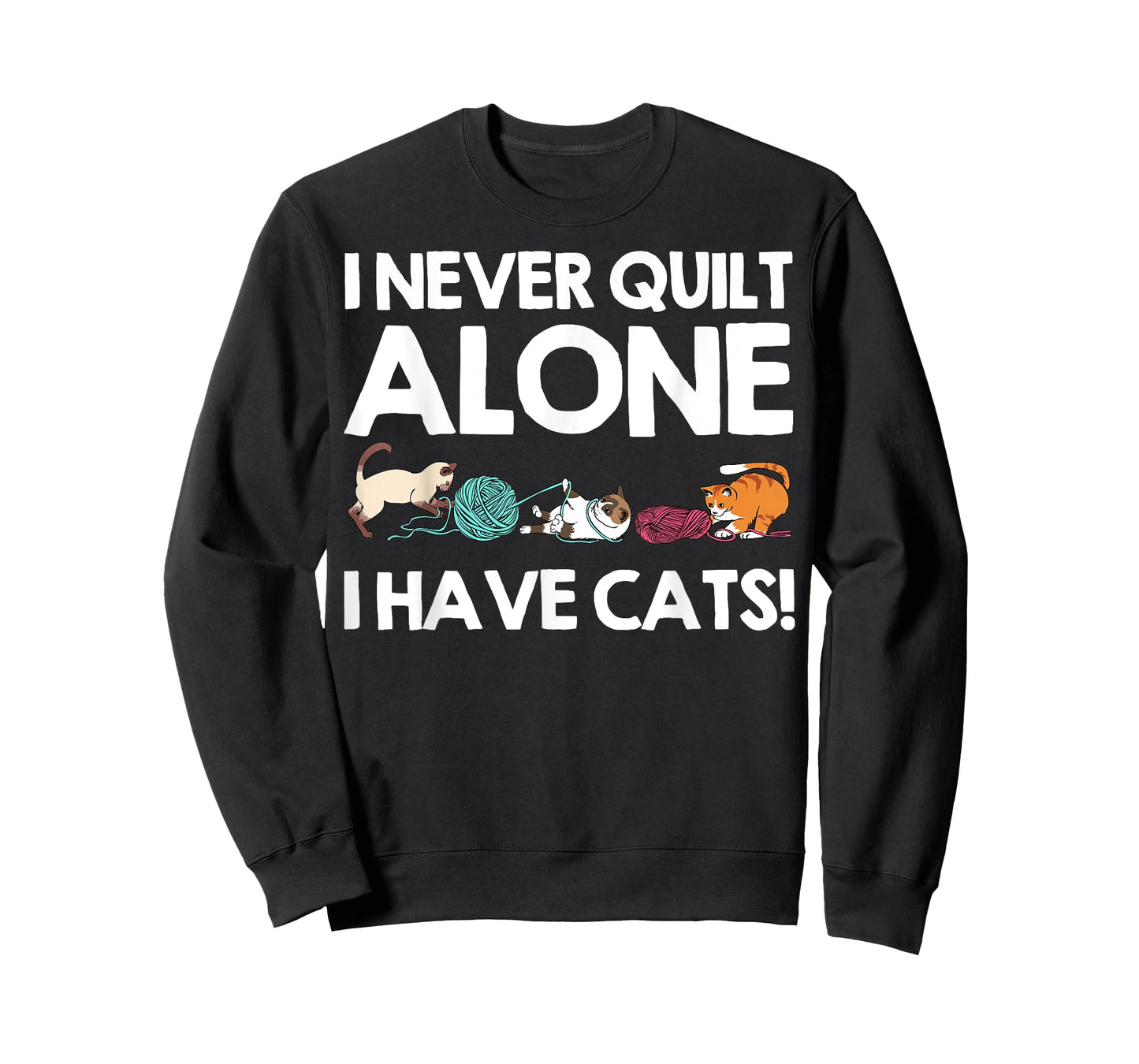 Funny Quilting Gift For Women Cat Quilt Pet Lover Quilter T-Shirt