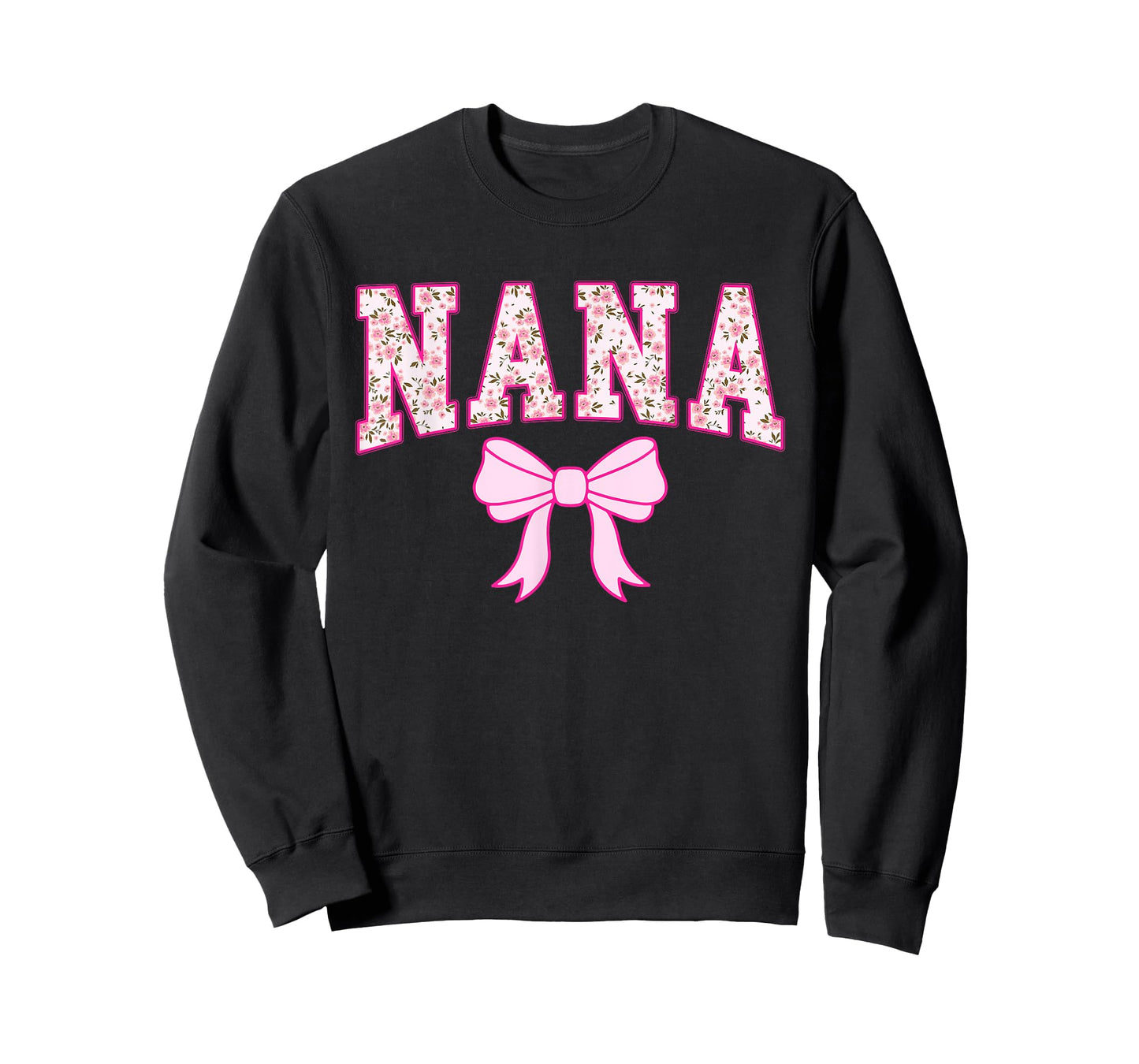 Nana Coquette Bow Pink Aesthetic Mother's Day Grandma Life T-Shirt