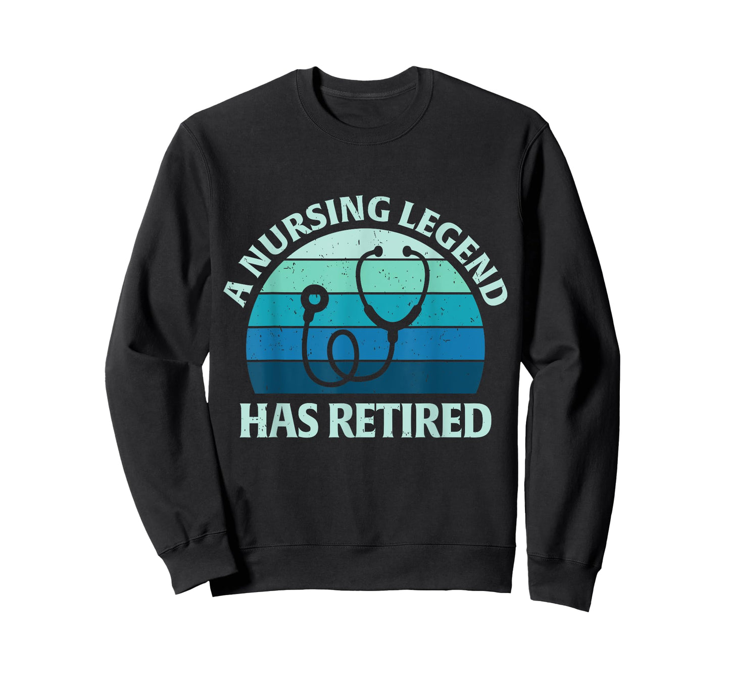 A Nursing Legend Has Retired Retro Style Women Retirement T-Shirt