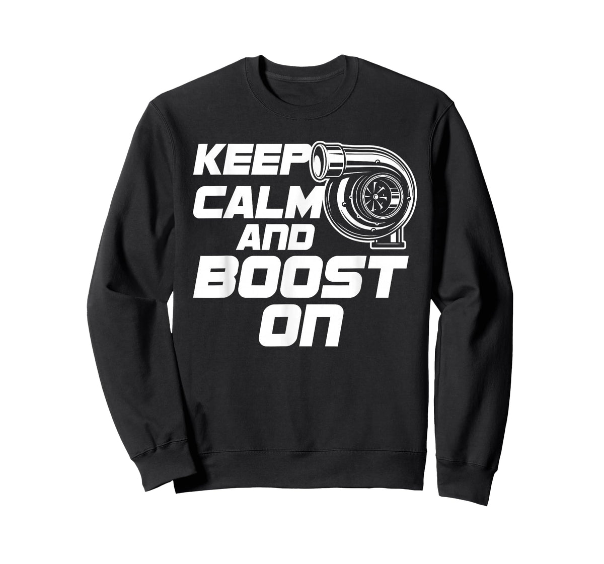 keep calm and boost on turbo t shirts for men T-Shirt