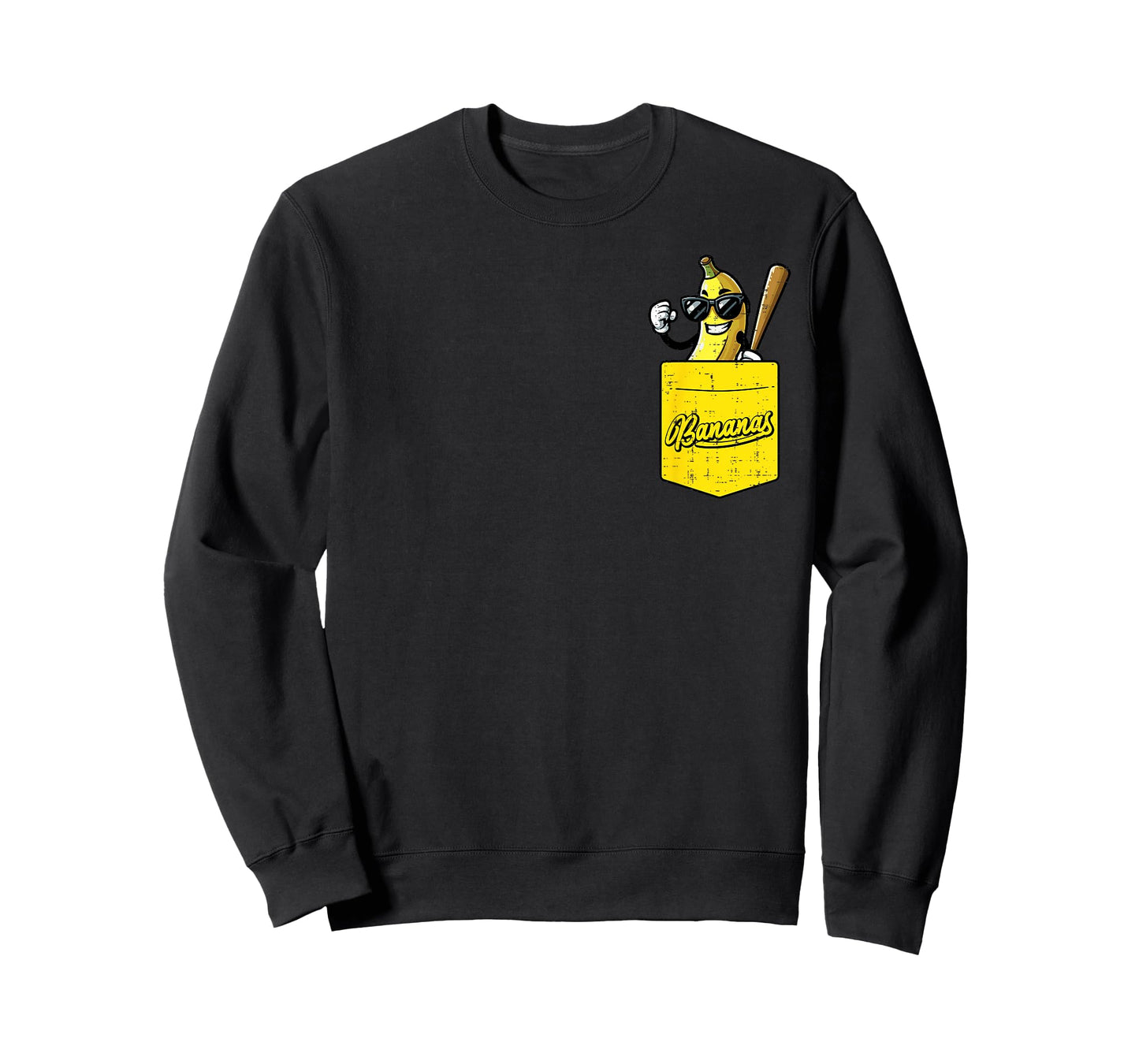 Banana Pocket Fruit Men Boys Kids Women T-Shirt