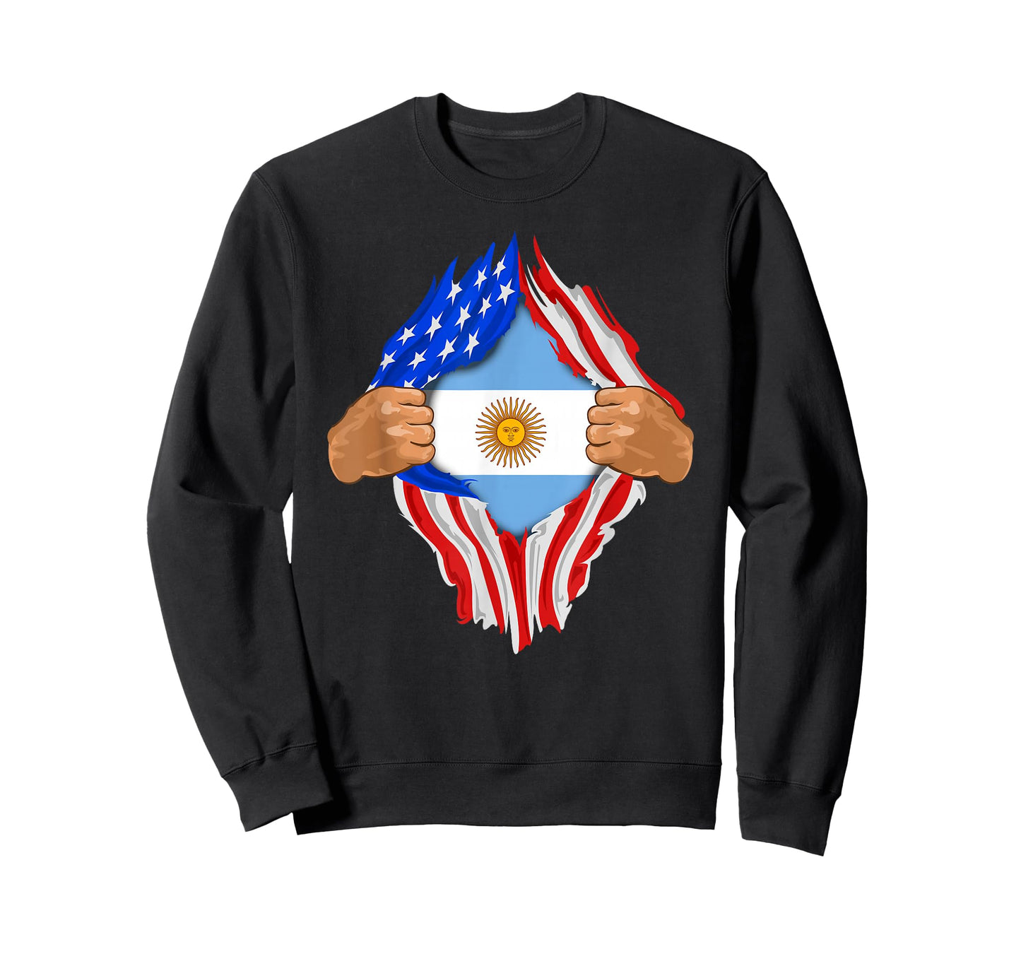 Argentinian Blood Inside Me | Argentina Flag Gift T-Shirt