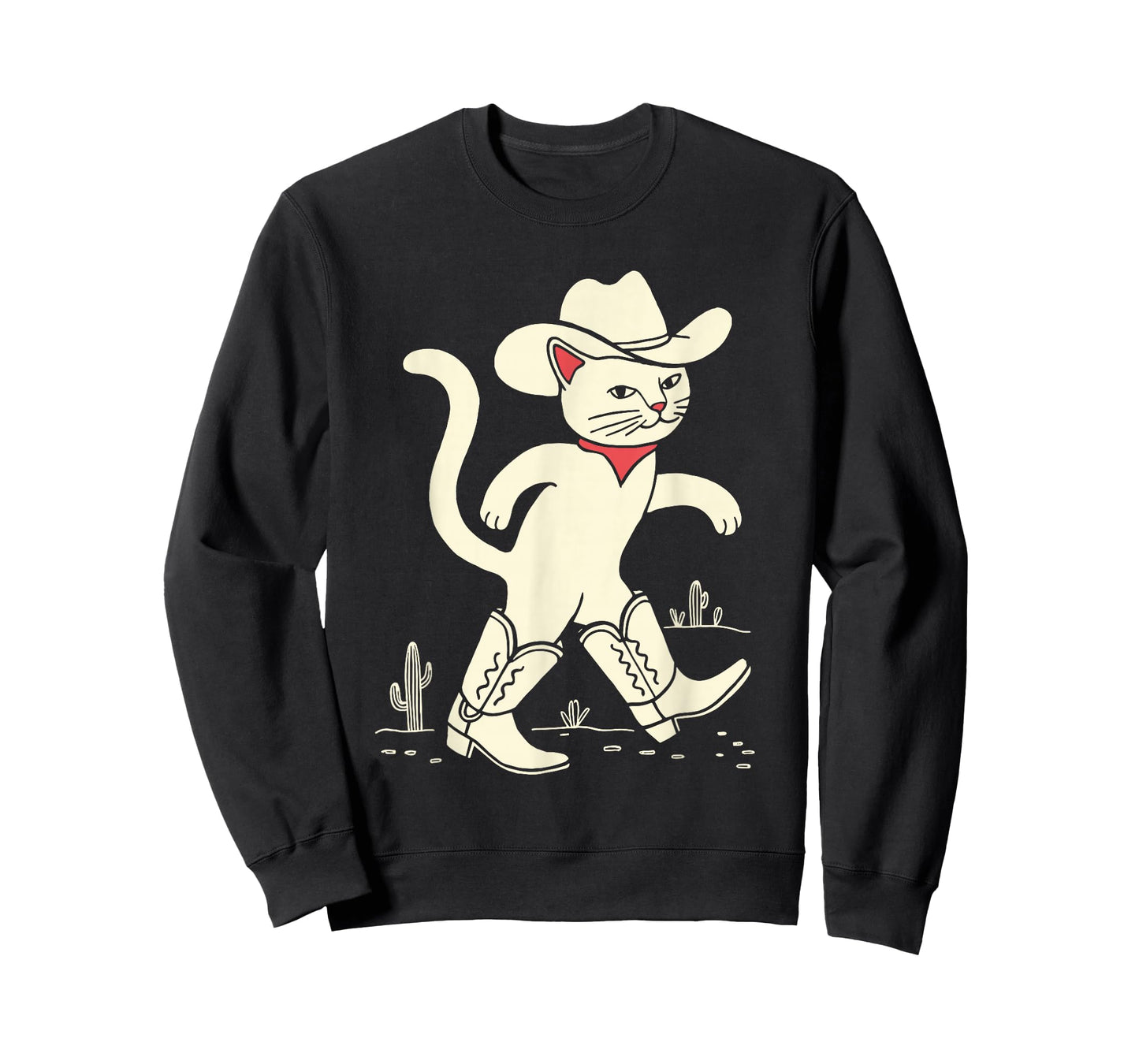Funny Cowboy Cat T-Shirt