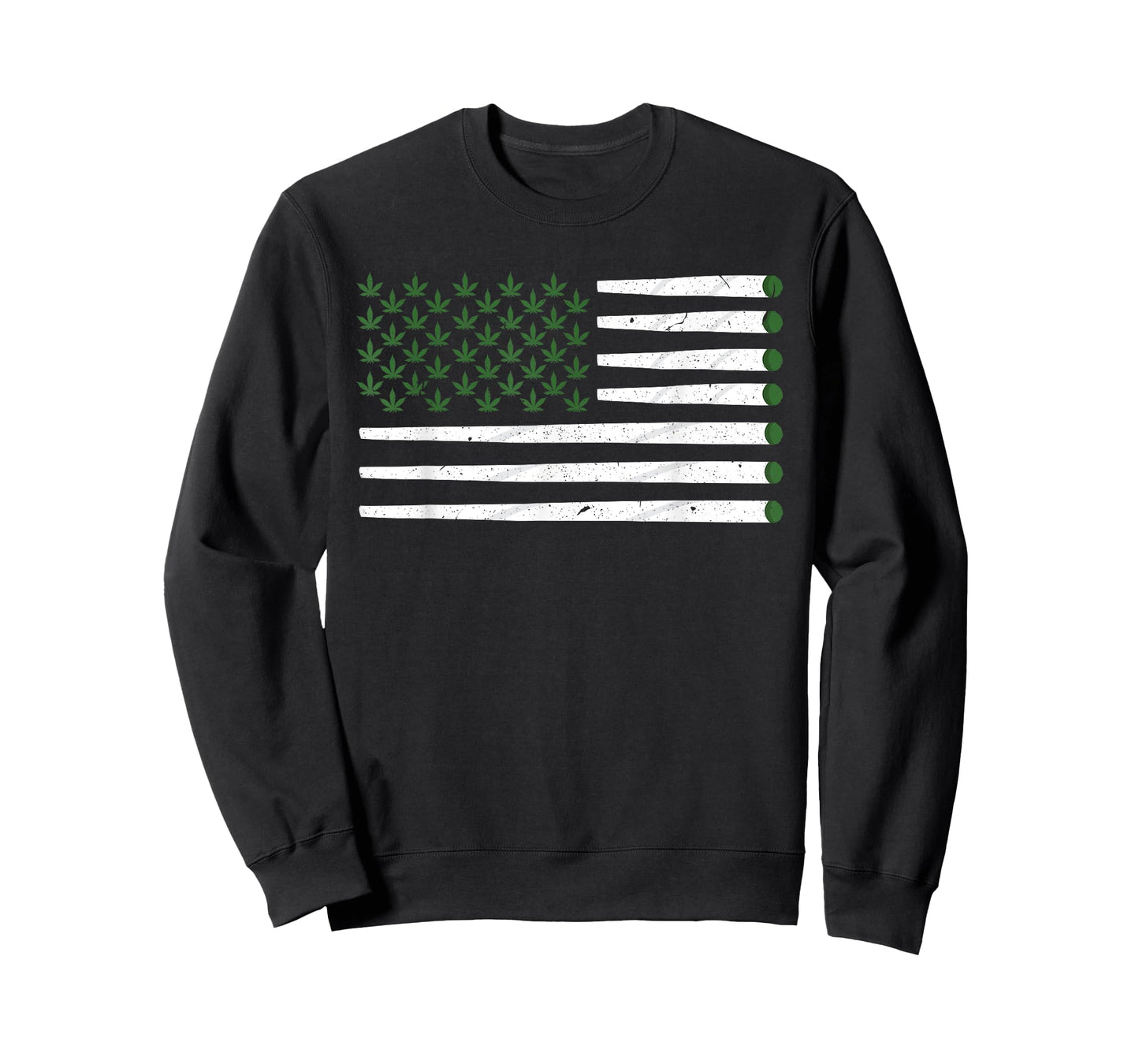 Weed Cannabis Patriot Joint American Flag Marijuana Gift T-Shirt for Women Men