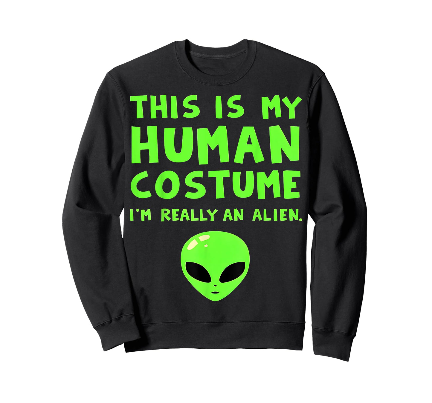 Funny Alien Human Costume T-Shirt