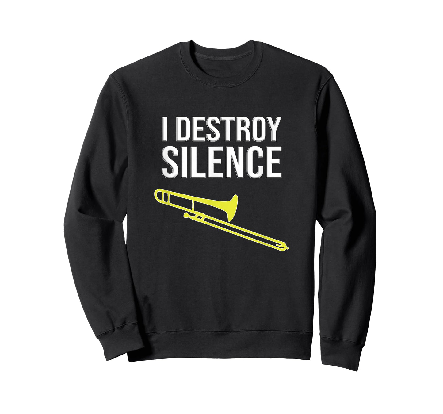 I destroy silence, Concert/ Marching Band, Funny trombone T-Shirt
