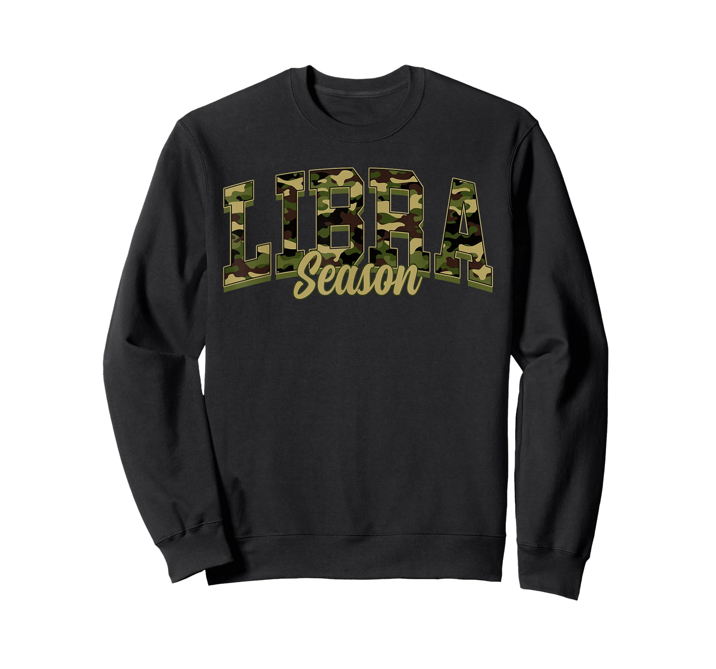 Libra Season Camo Camouflage Birthday Zodiac T-Shirt