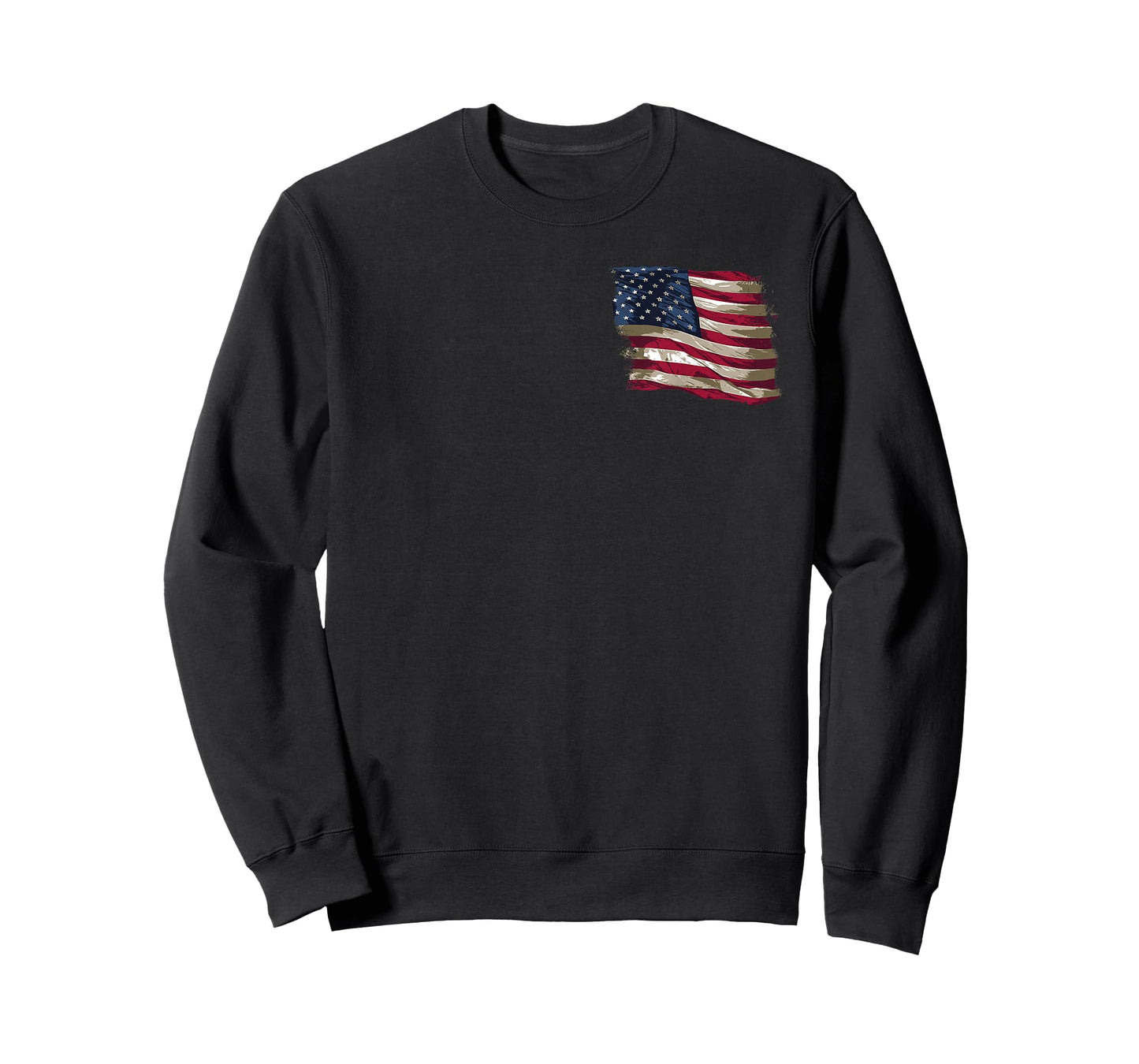 American Flag Front and Back T-Shirt