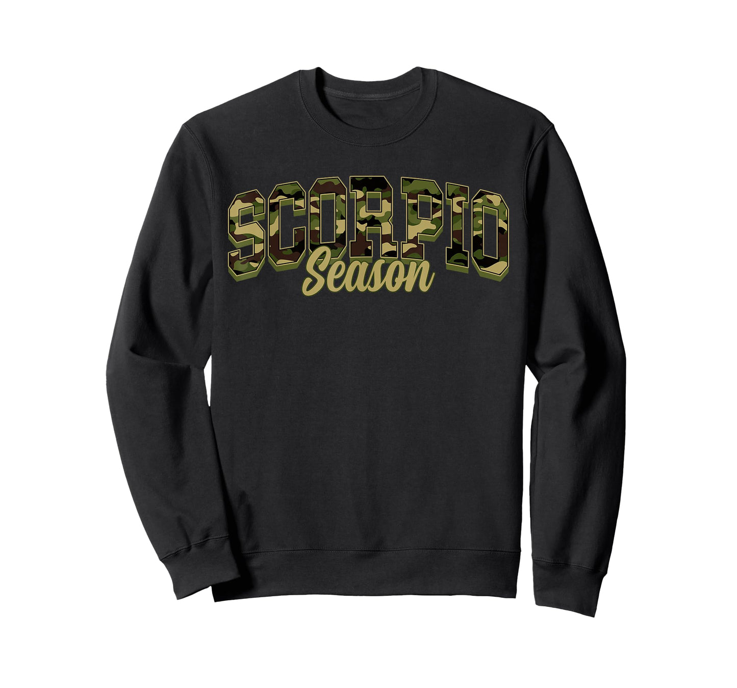 Scorpio Season Camo Camouflage Birthday Zodiac T-Shirt