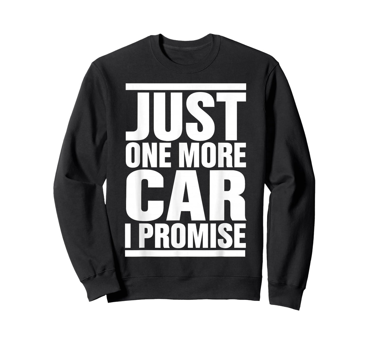 Just One More Car I Promise - Funny fingers crossed in Back T-Shirt