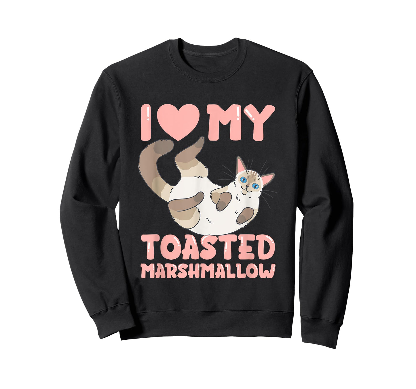 Flame Point Siamese Cat I Love My Toasted Marshmallow T-Shirt