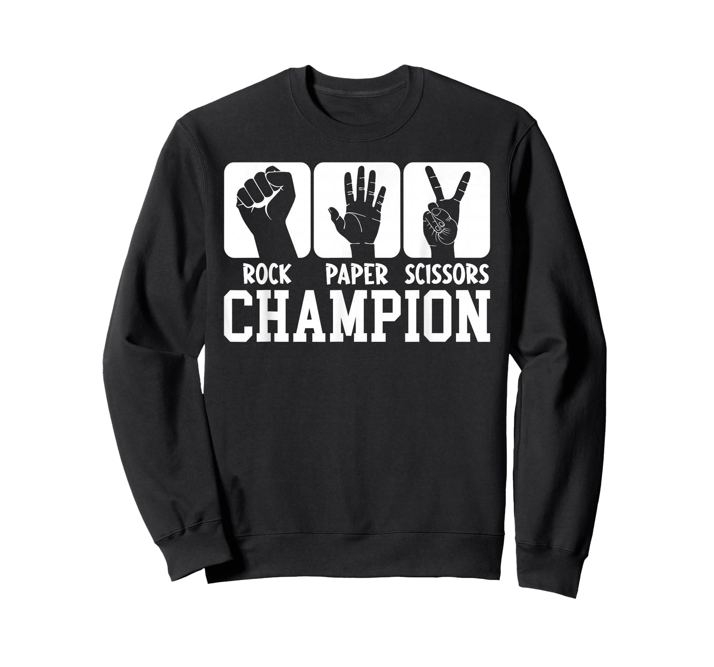 Funny Game Rock Paper Scissors Champion T-Shirt