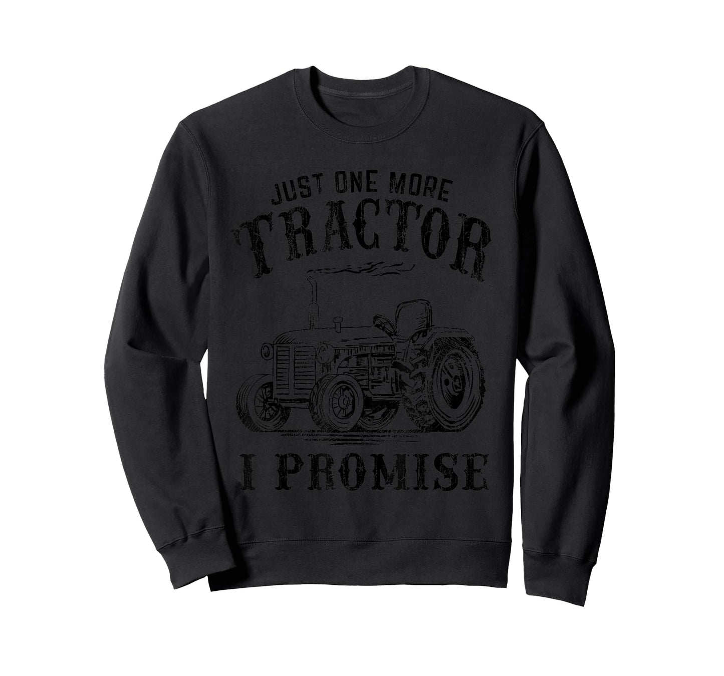 Cool Farmer Agriculture Engines Lover Pun Gift Men Just One More Tractor I Promise Funny Vintage Farm Truck Gag Unisex Grey T-Shirt Small