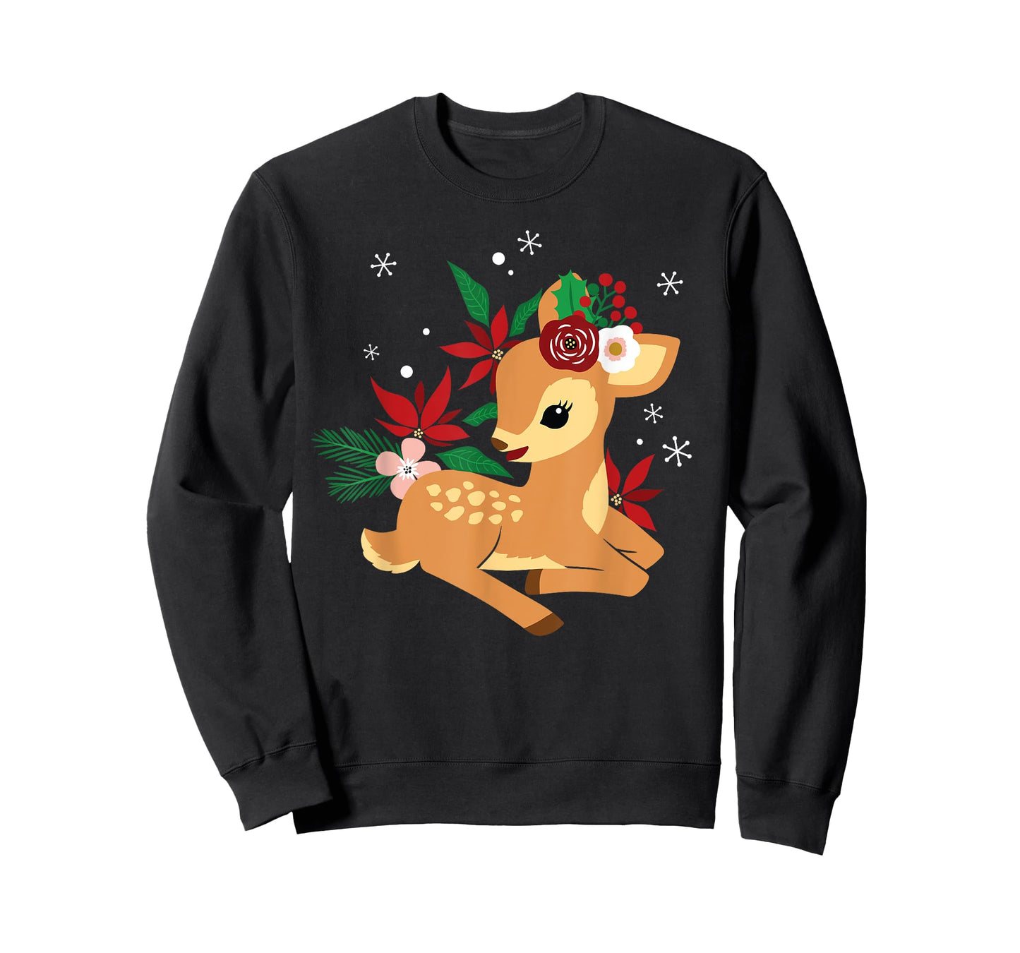 Christmas Cute Reindeer Christmas Deer Kids T-Shirt
