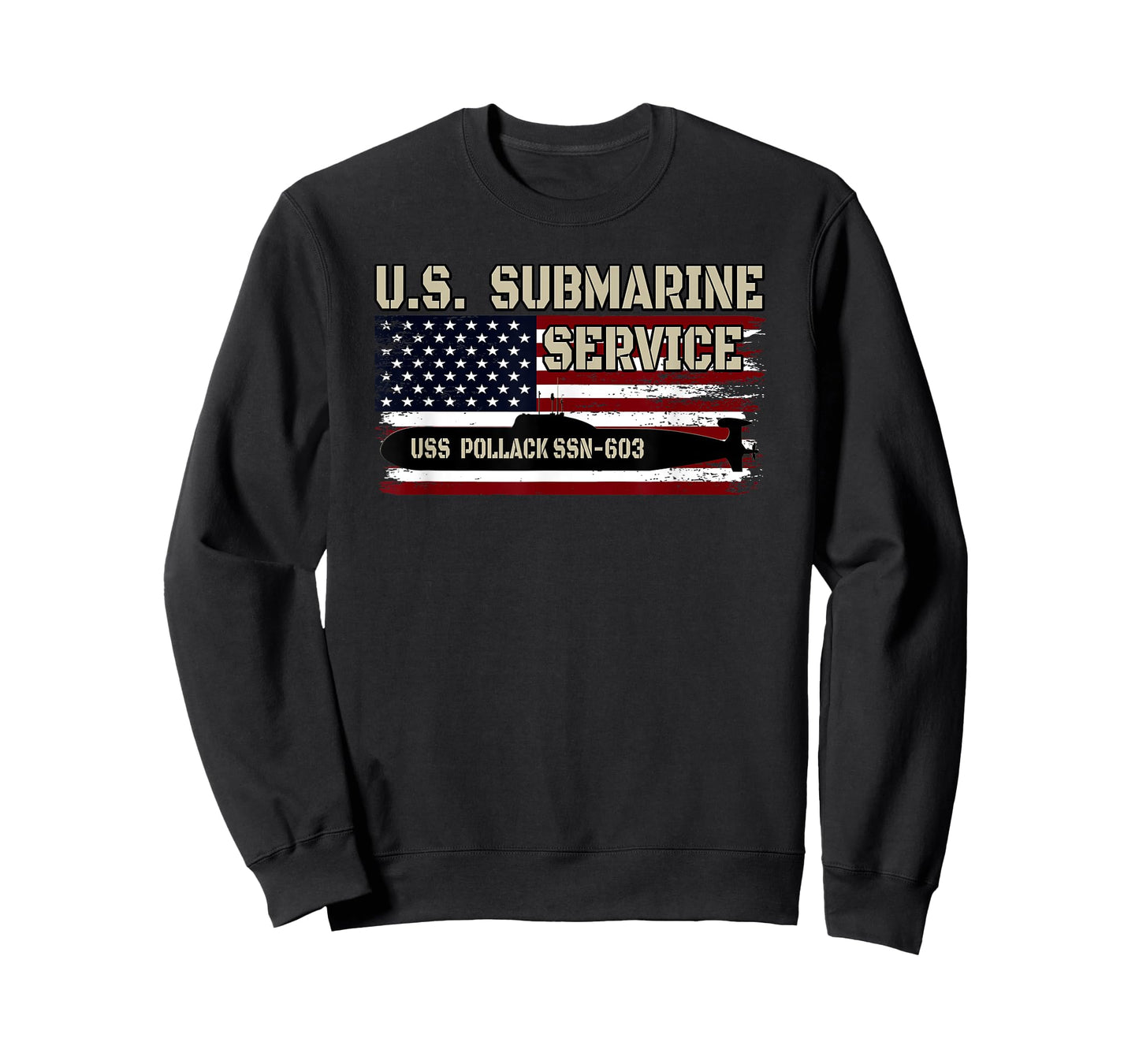 USS Pollack SSN-603 Submarine Veterans Day Father's Day T-Shirt