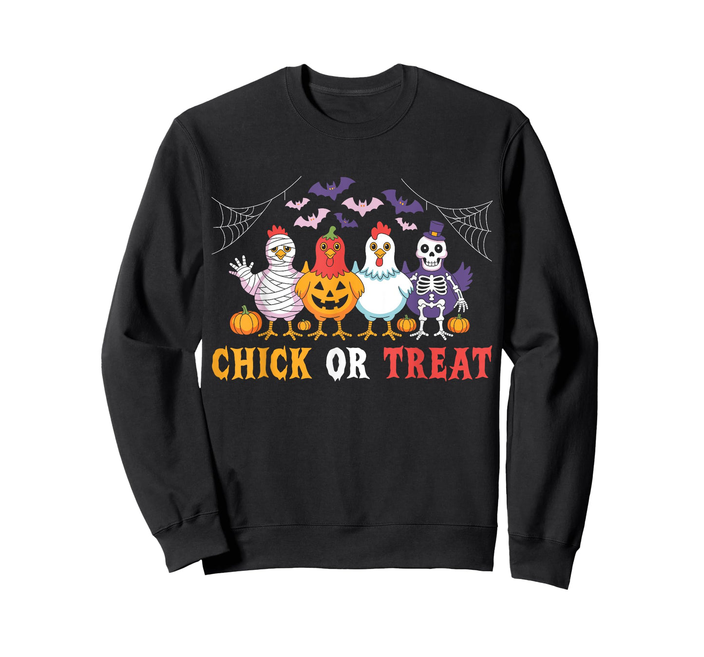 Chicken Chick Or Treat Funny Halloween Costume Farmer T-Shirt