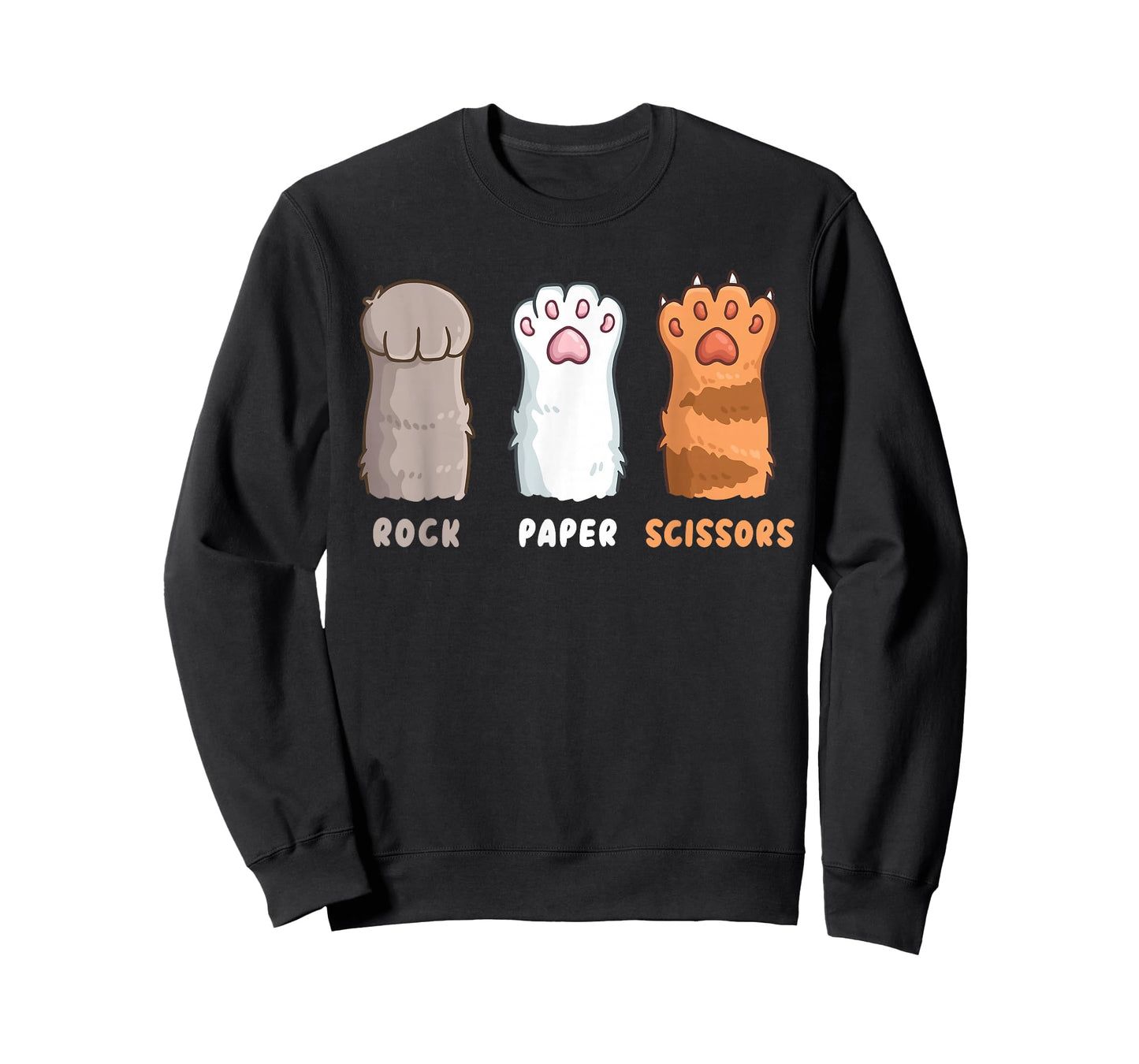 Cat Lover Cat Owner Funny Cat Rock Paper Scissors T-Shirt