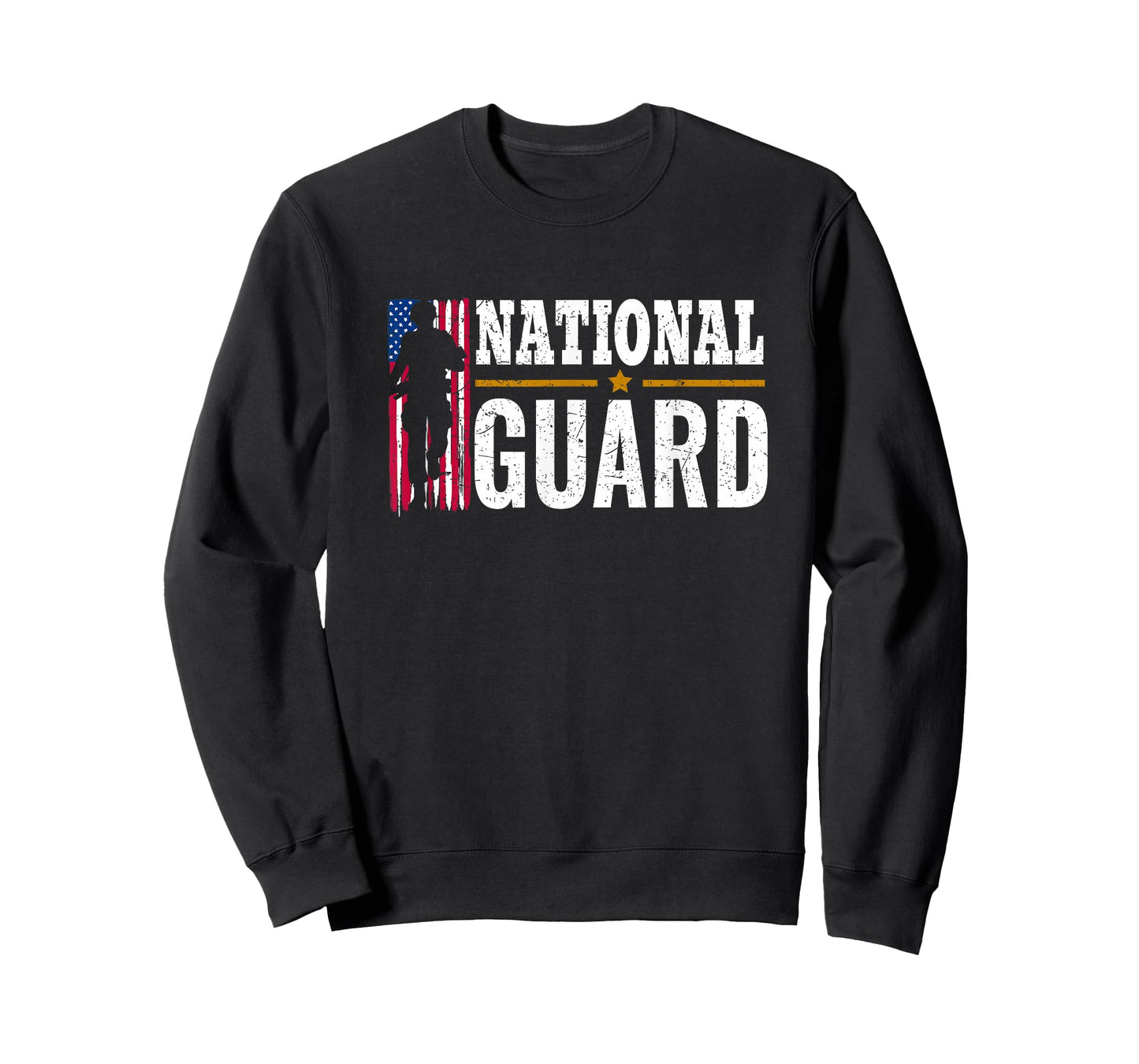 National Guard American Flag Proud T-Shirt T-Shirt