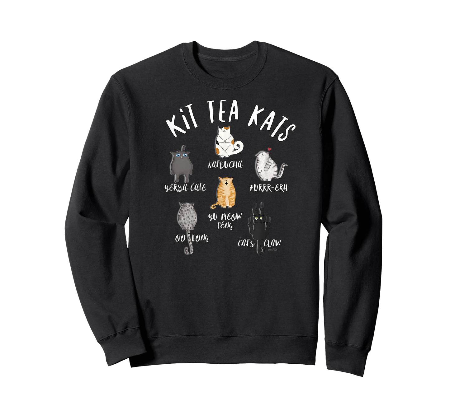 Funny Cute Cats LOVE Tea T- KIT TEA KATS T-Shirt