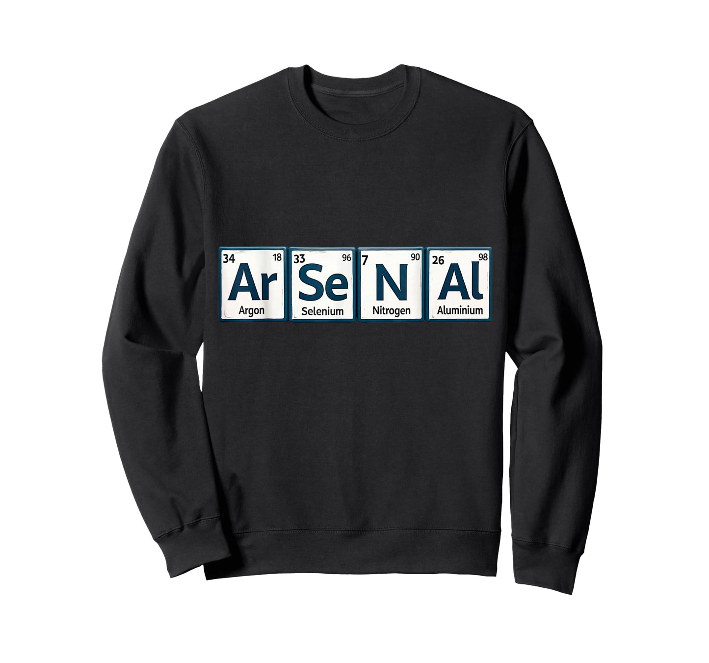 Arsenal (Ar-Se-N-Al) Periodic Table Elements T-Shirt