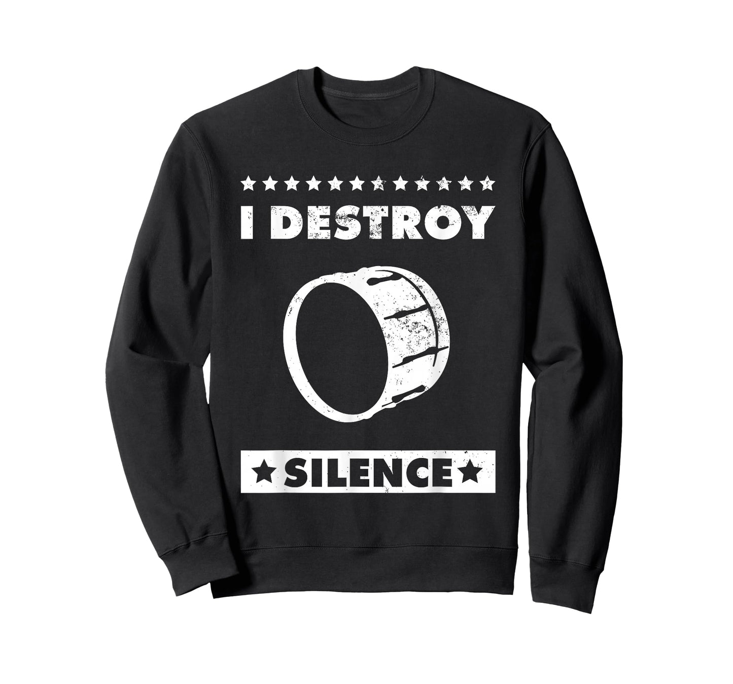 I Destroy Silence - Choir, Marching Band and Bass Drum T-Shirt