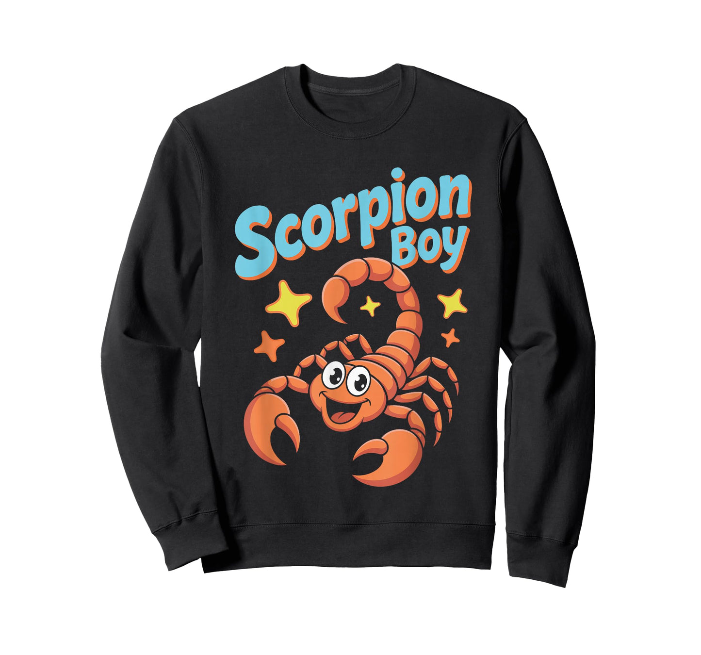 Scorpion Boy Cartoon Creepy Crawly Insect Zodiac Scorpio T-Shirt