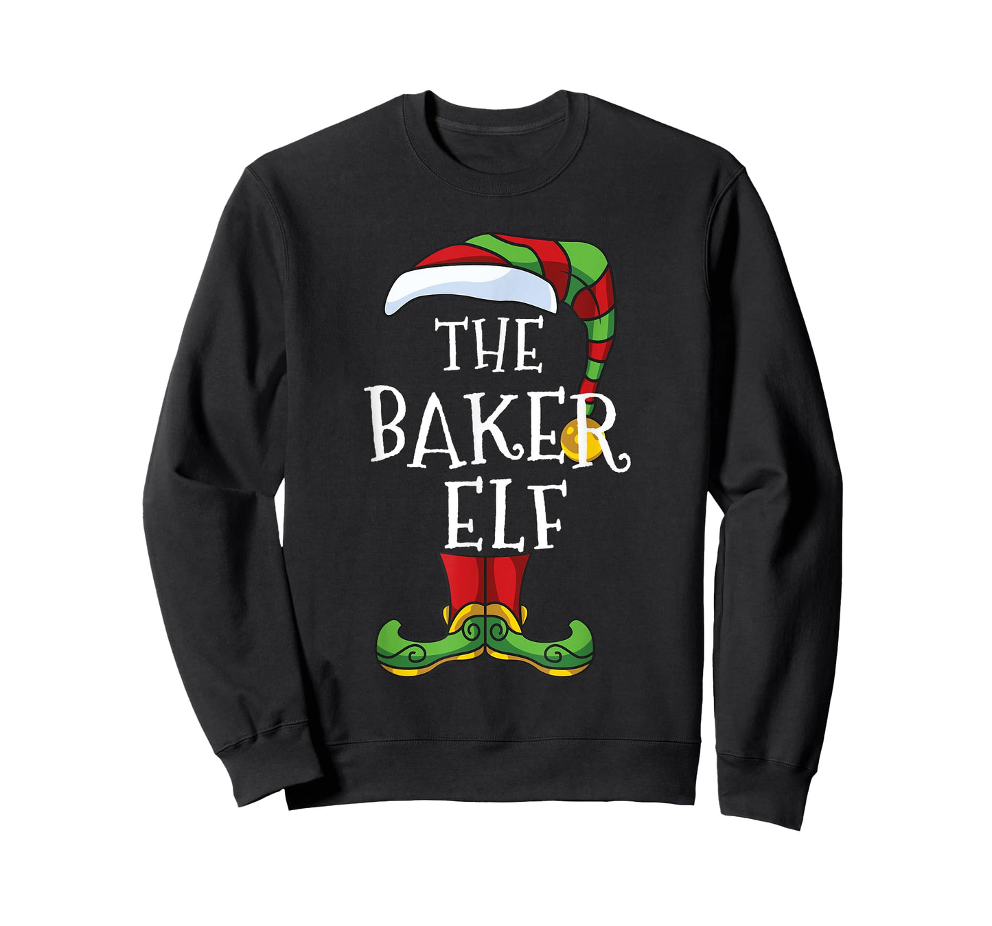 Baker Elf Family Matching Christmas Funny Baking T-Shirt