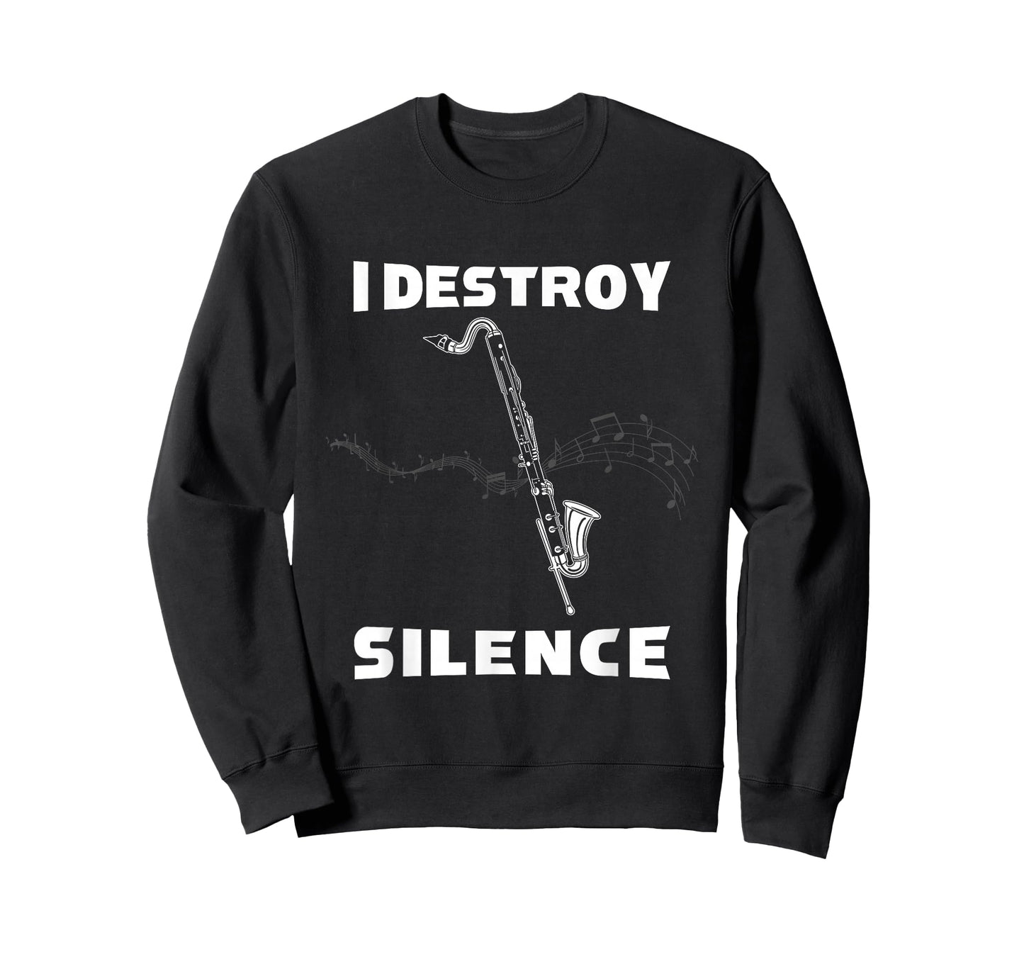 I Destroy Silence Bass Clarinet T-Shirt