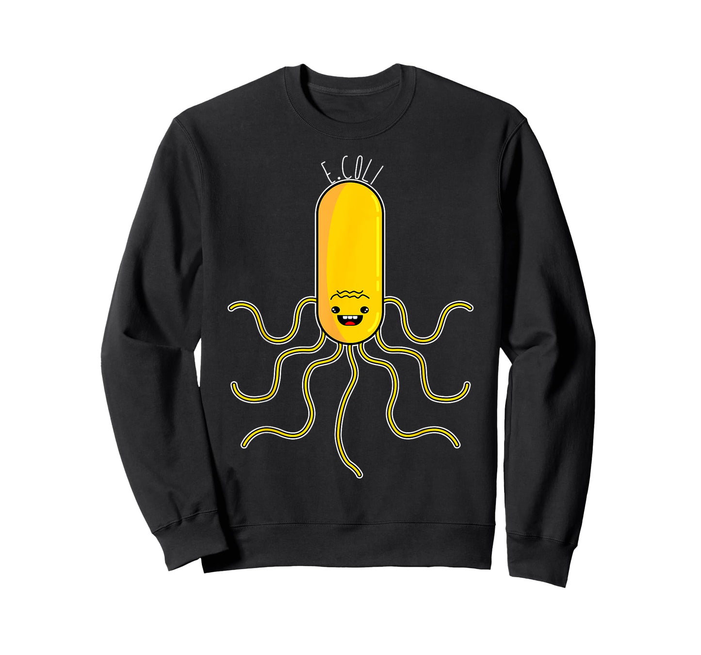 Cute Anime Style E. Coli Microorganism Microbiology T-Shirt