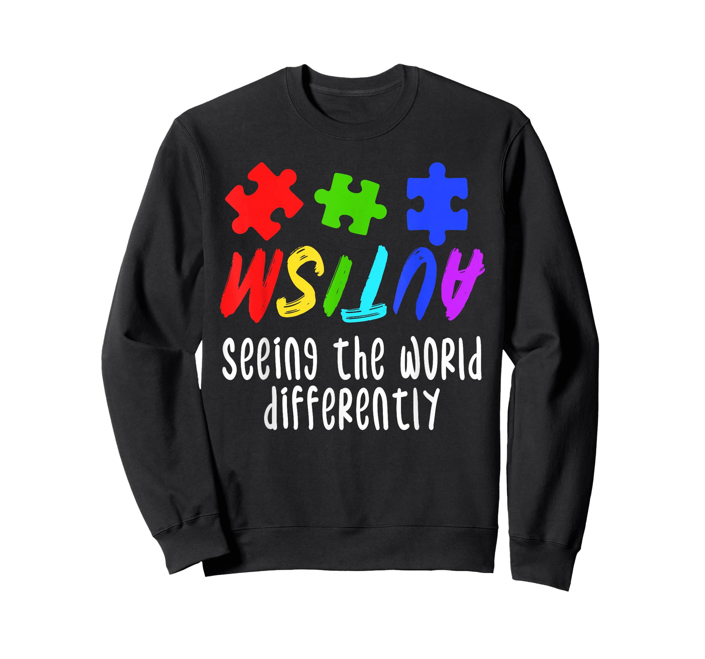 Autism Awareness Support Month Puzzle Gift | Mens & Womens T-Shirt