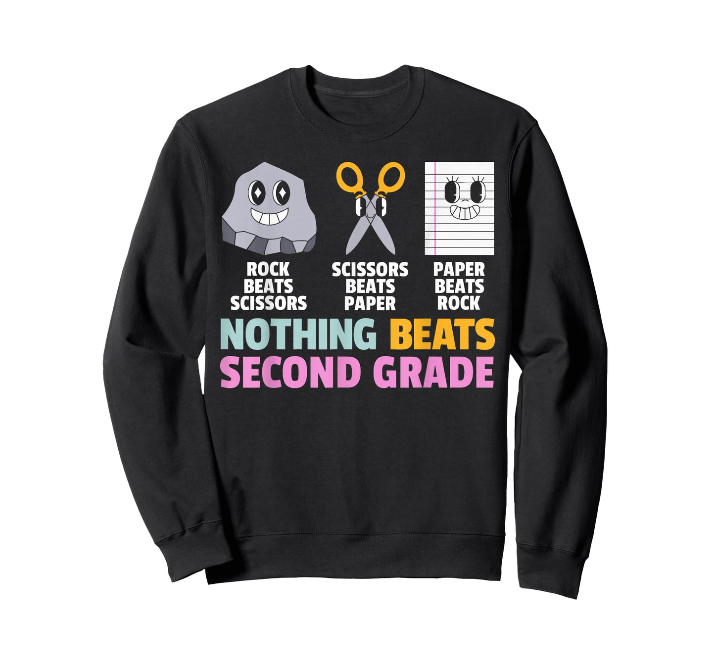 Nothing Beats 2nd Second Grade Back to School Teacher Kids T-Shirt