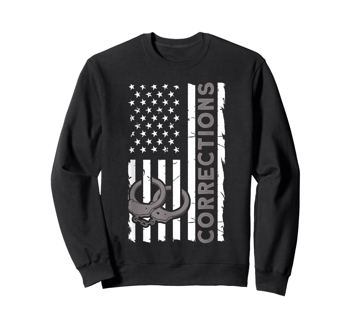 Correctional Officer Corrections Thin Silver Line T-Shirt