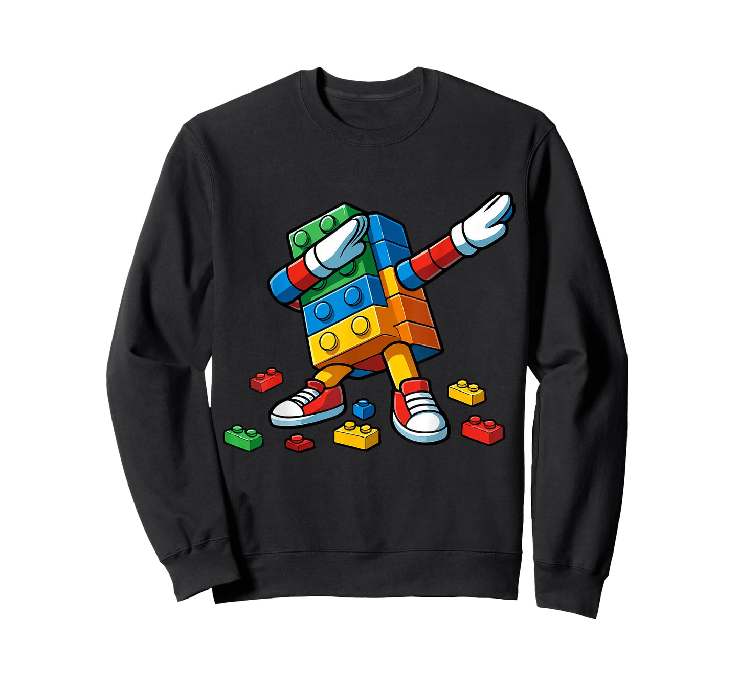 Dabbing Kids Master Builder Funny Building Blocks Brick Boys T-Shirt