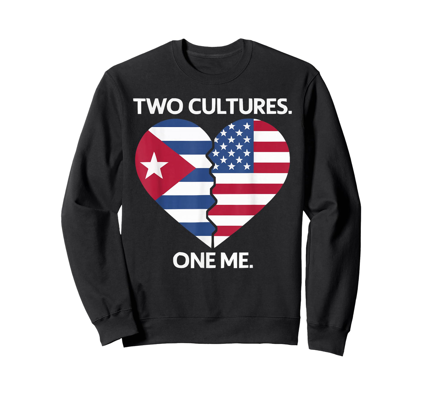 Half Cuban Half American Country USA Flag Cuba America T-Shirt
