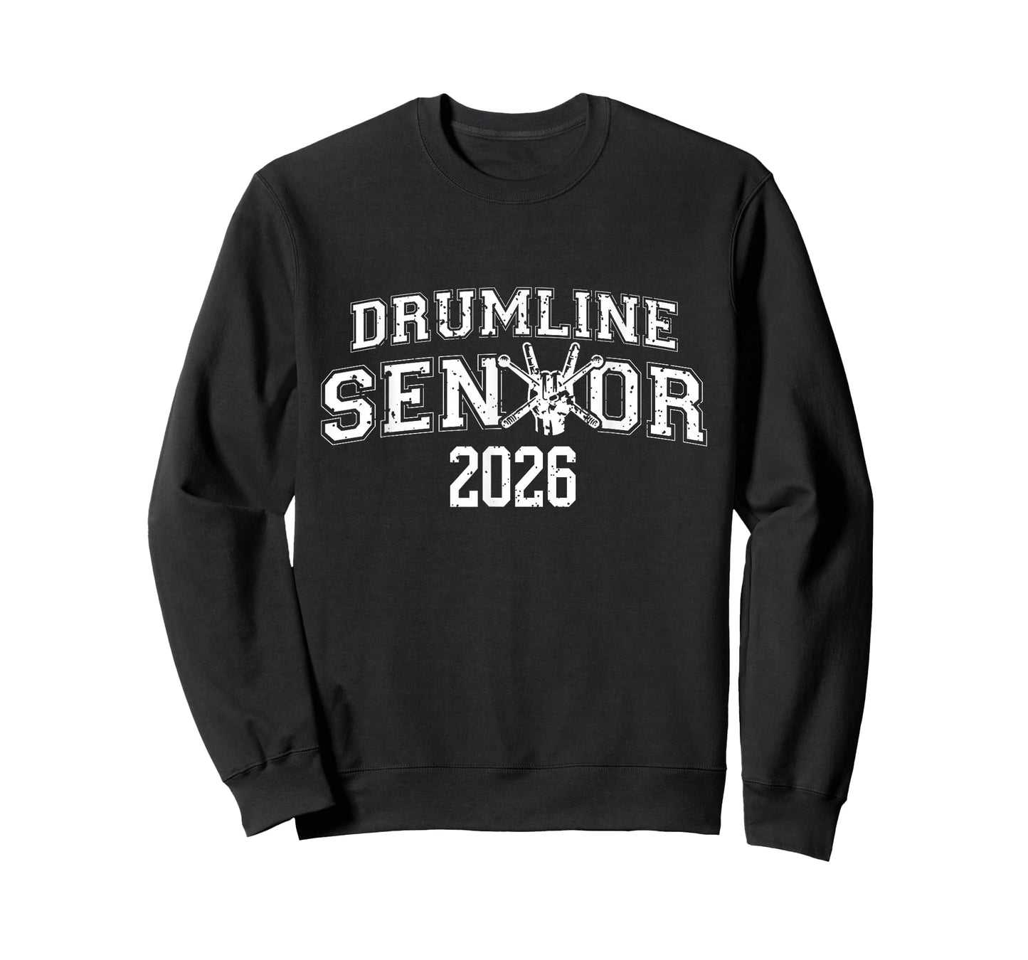 Drumline Senior 2026 Grunge Style Band Gift T-Shirt