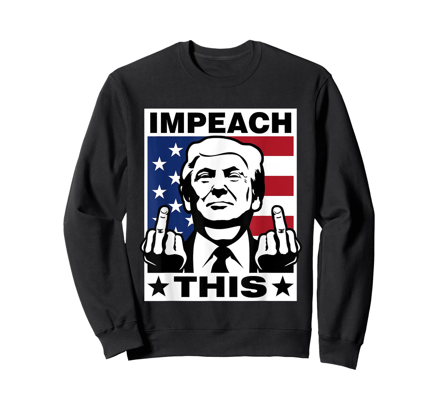 Trump Impeach This USA Fingers Funny 2020 T-Shirt