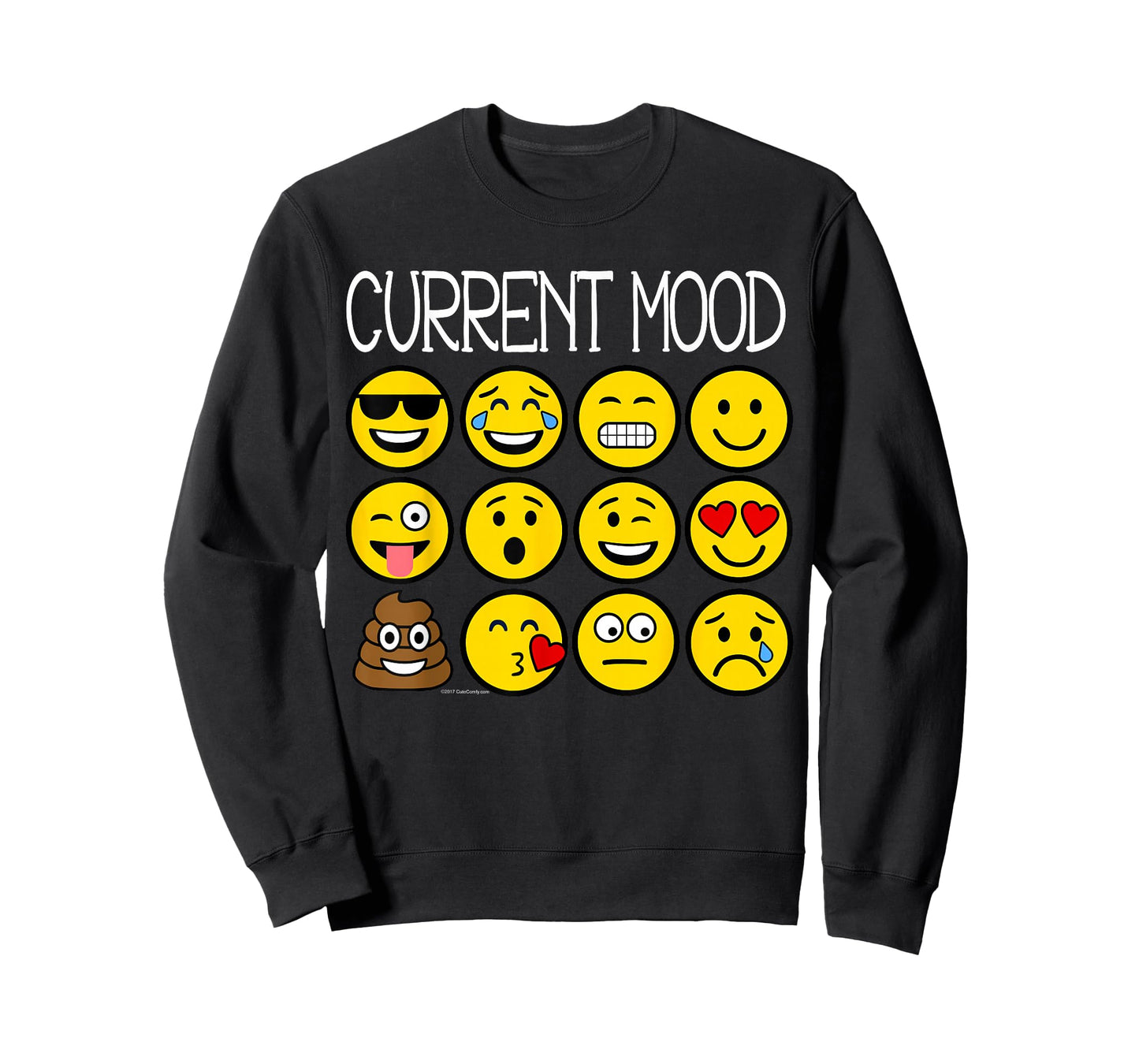 Point to Current Mood Emoticon Happy Emotion Faces Kids Boys T-Shirt