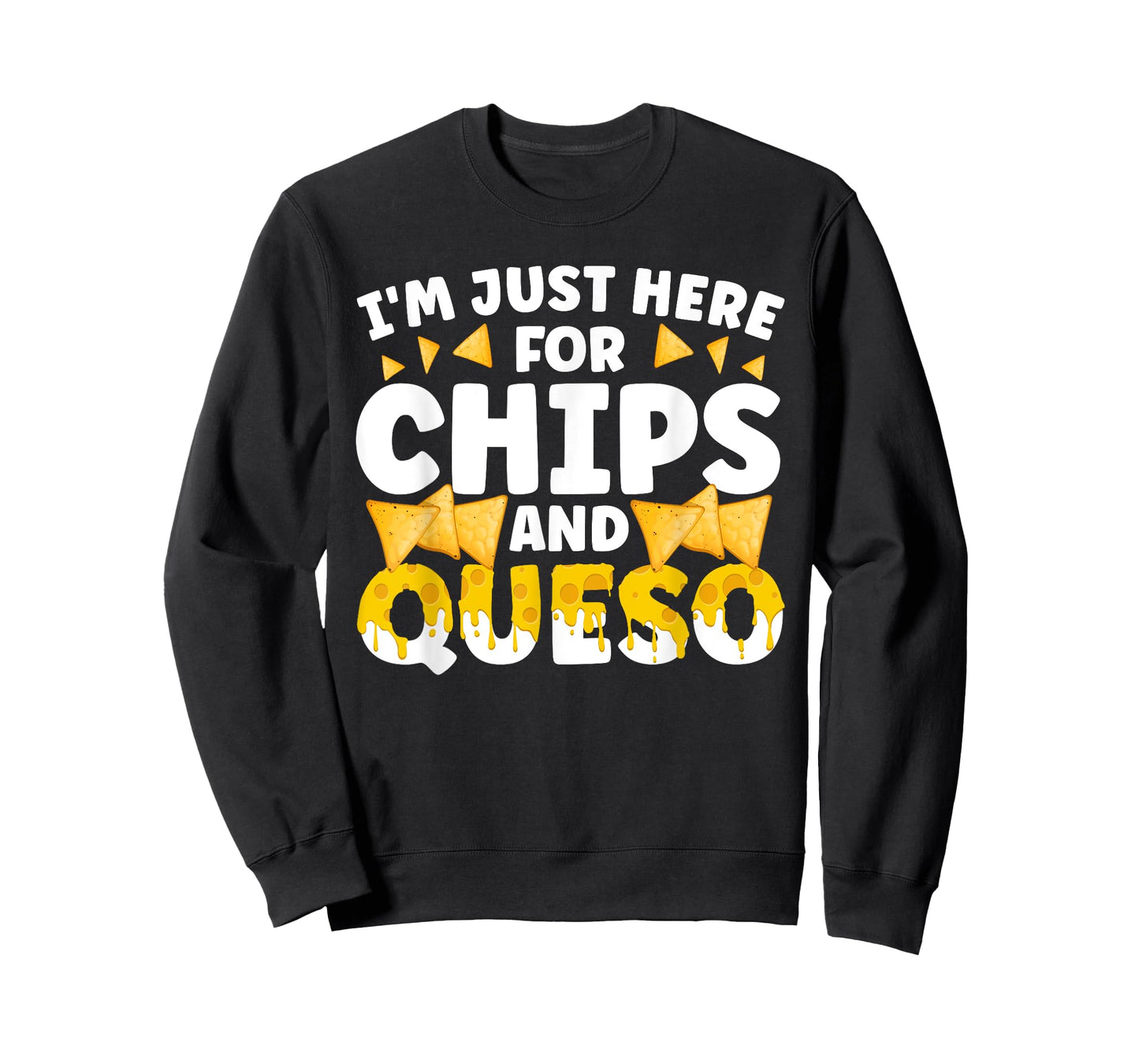 Cool Queso Art For Men Women Cheese Dip Chips & Queso Lover T-Shirt