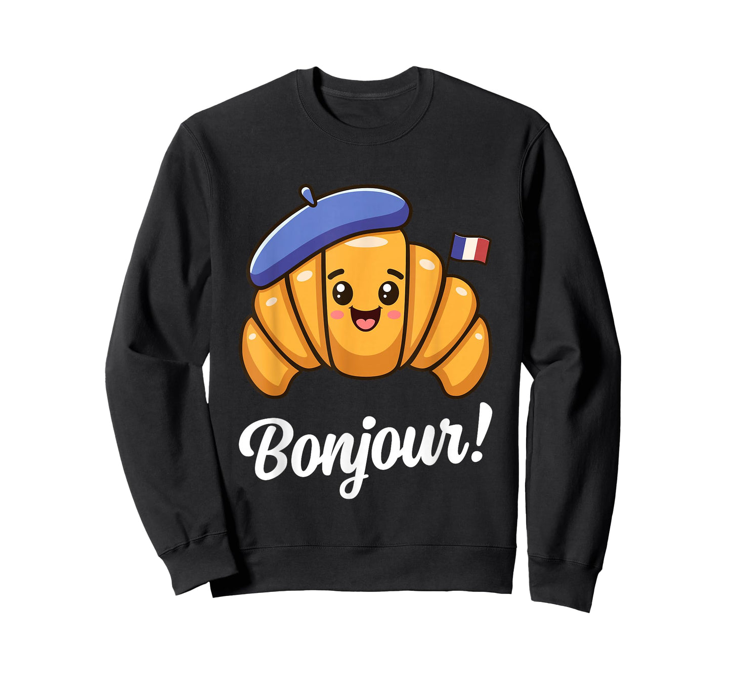 Croissant French Saying Quote France Baking Breakfast Funny T-Shirt