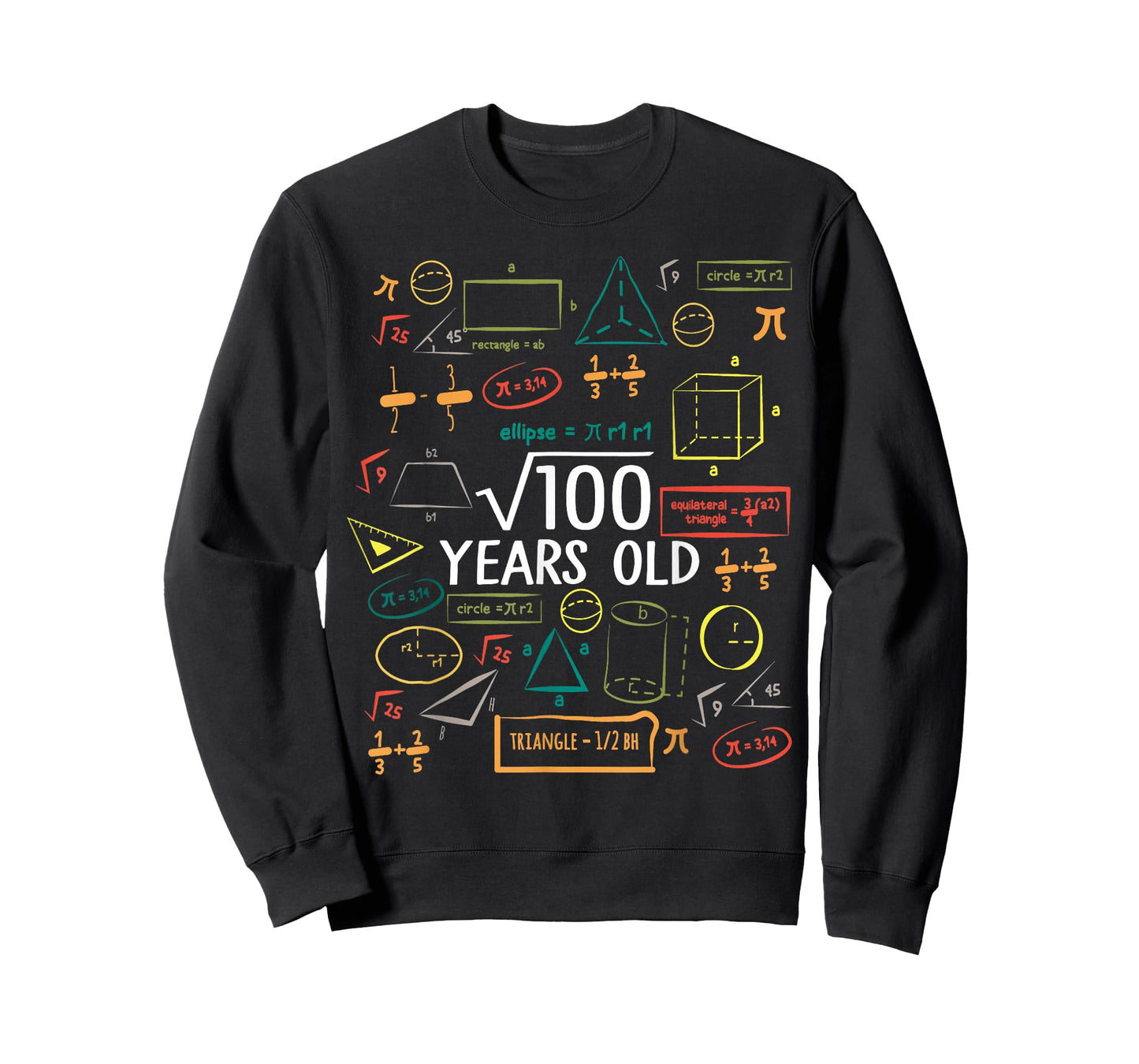 10 Years Old Square Root Math 10th Birthday Boy Girl Kids T-Shirt