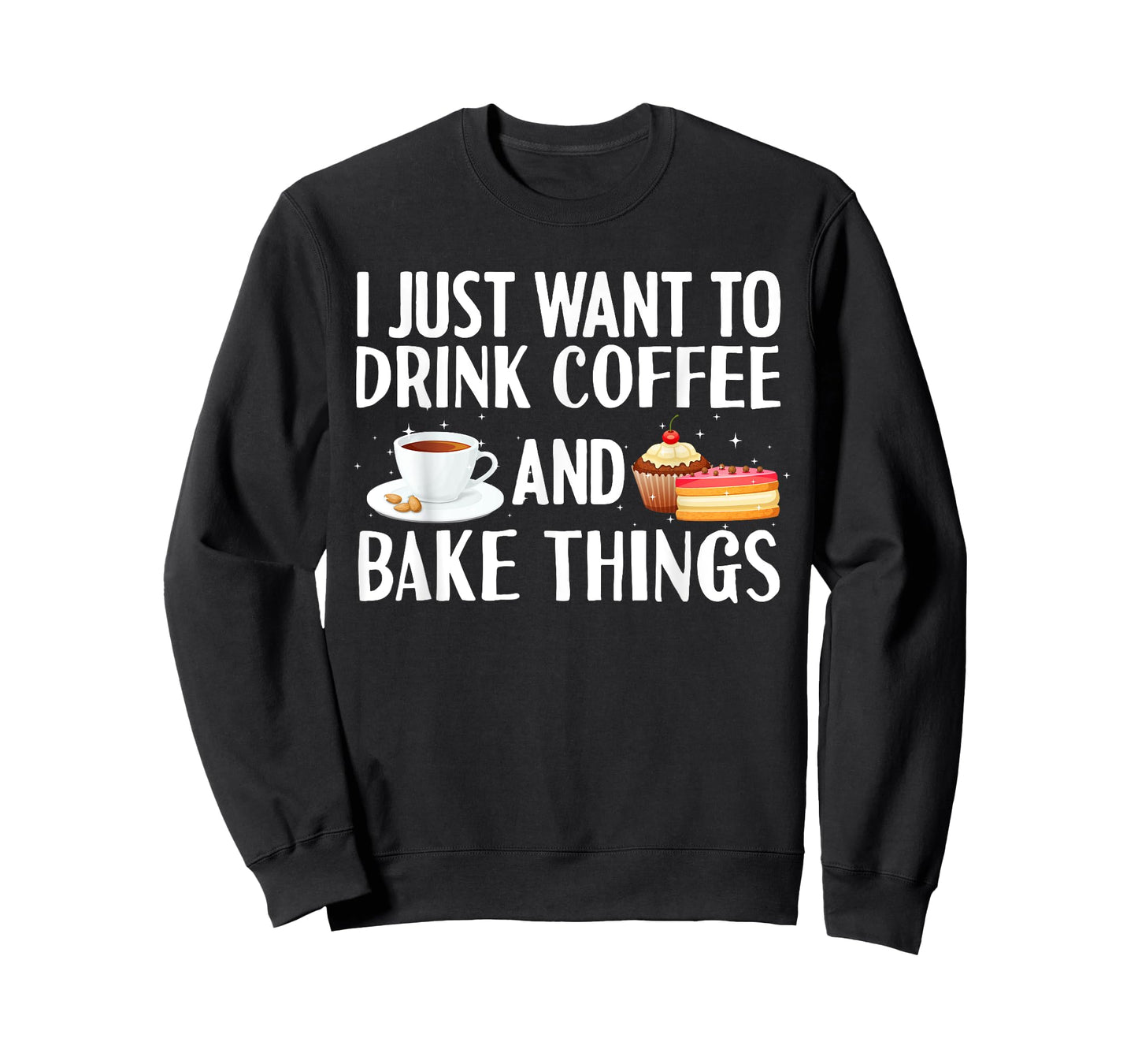 Cool Baker For Men Women Cupcake Baking Bakers Coffee Lovers T-Shirt