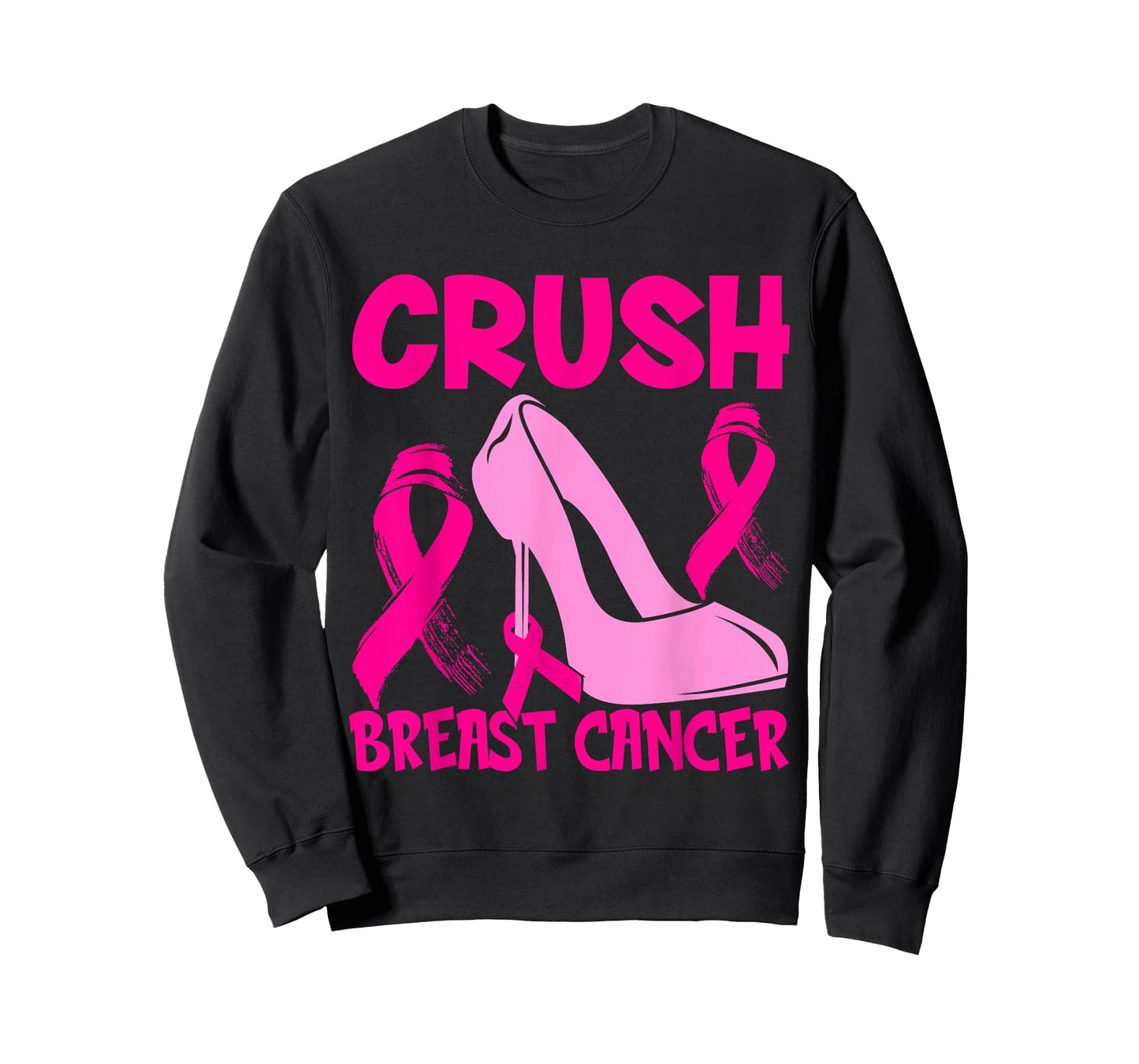 Crush Breast Cancer Awareness pink Men Boys Women T-Shirt