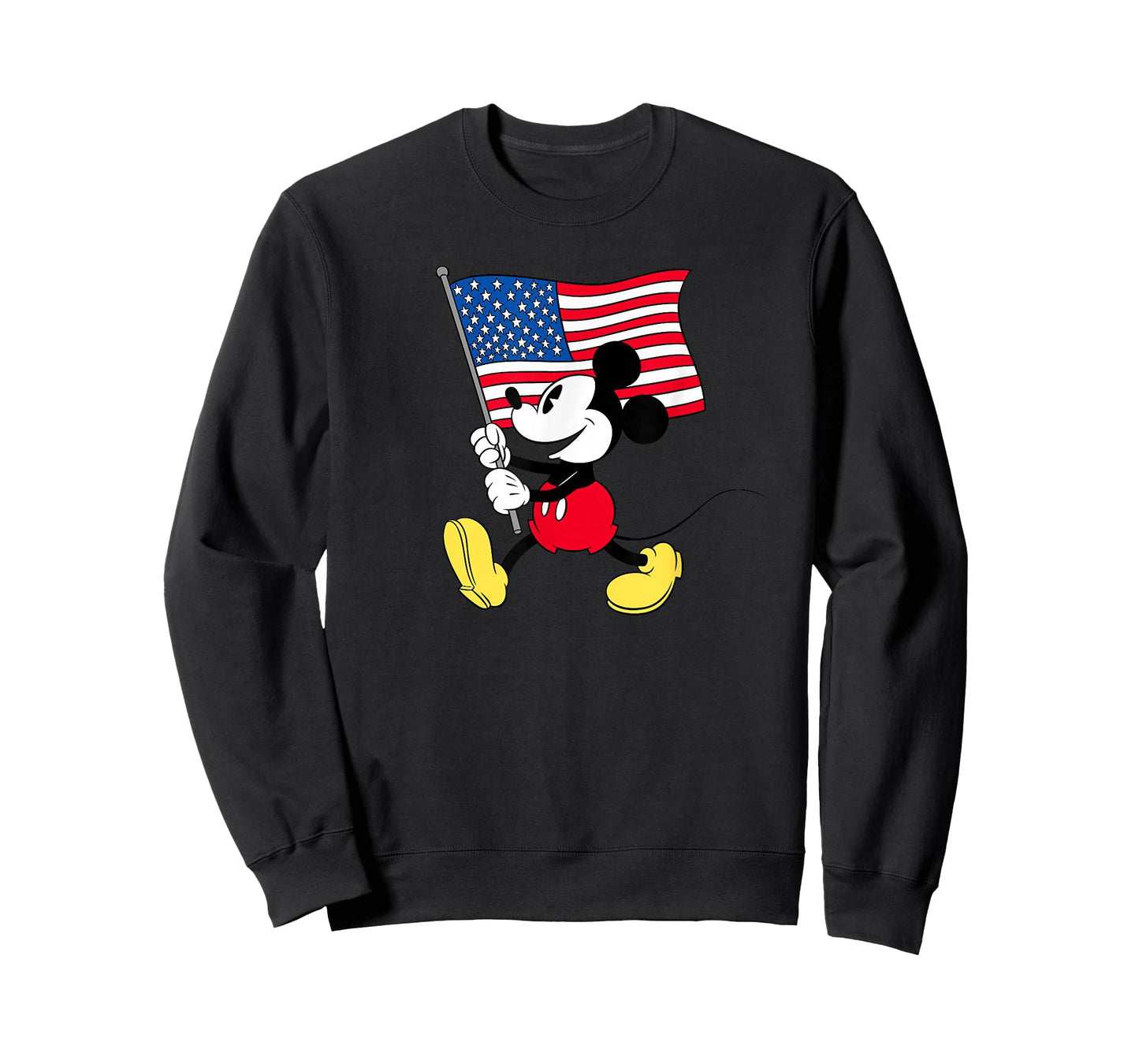Disney Mickey Mouse Americana Flag T-Shirt Small