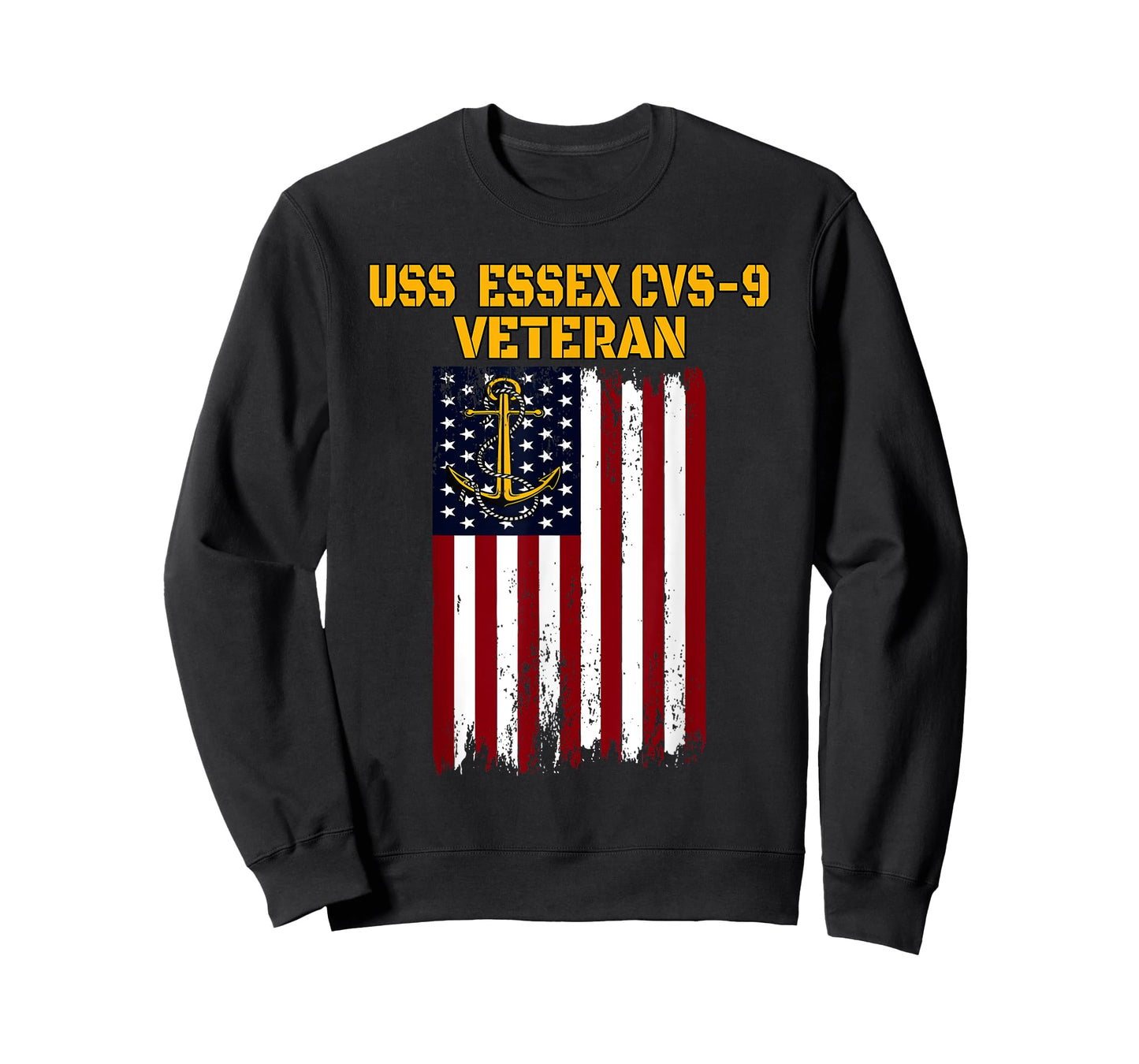 USS Essex CVS-9 Aircraft Carrier Veterans Day Father Grandpa T-Shirt
