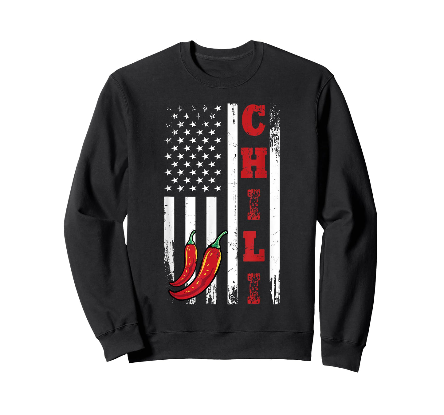 America Chili USA Flag Spicy Red Pepper 4th Of July T-Shirt