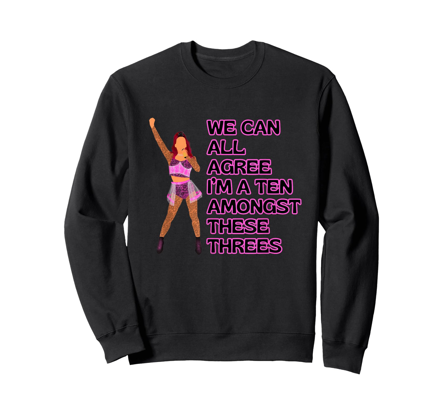 Six Katherine Howard Ten Amongst 3s Queens Musical Theatre T-Shirt